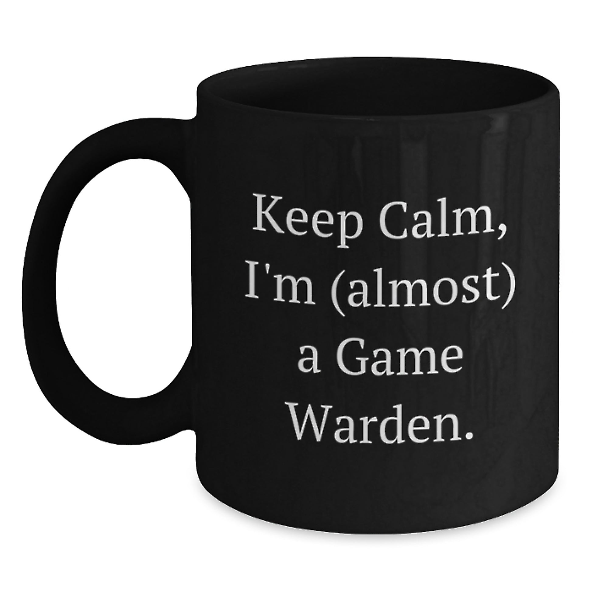 Funny Game Warden Black Coffee Mugs Gifts from Men to Friends for Christmas Unique - Main