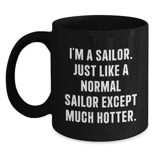 Funny Sailor Gifts for Men, Cute Sailor Coffee Mugs for Mom, Unique Mother's Day Unique Gifts from Family - Main