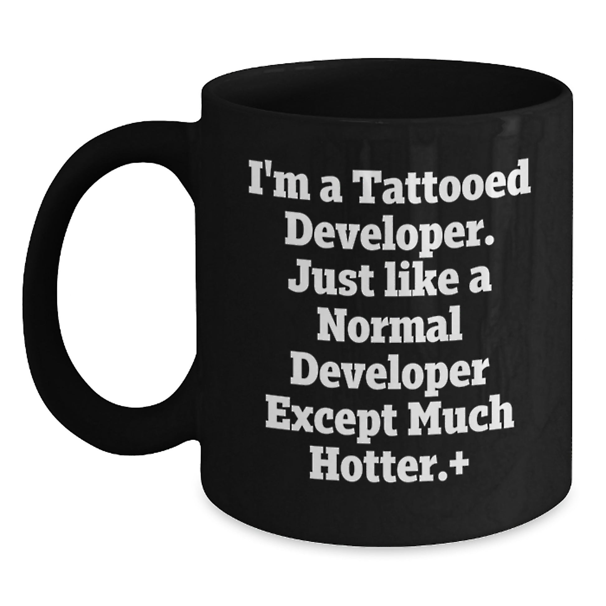Funny Developer Gifts, Christmas Unique Black Coffee Mugs for Men, Women, Friends, Coworkers, Family, Gifts from Developer, Gifts for Developer - Main