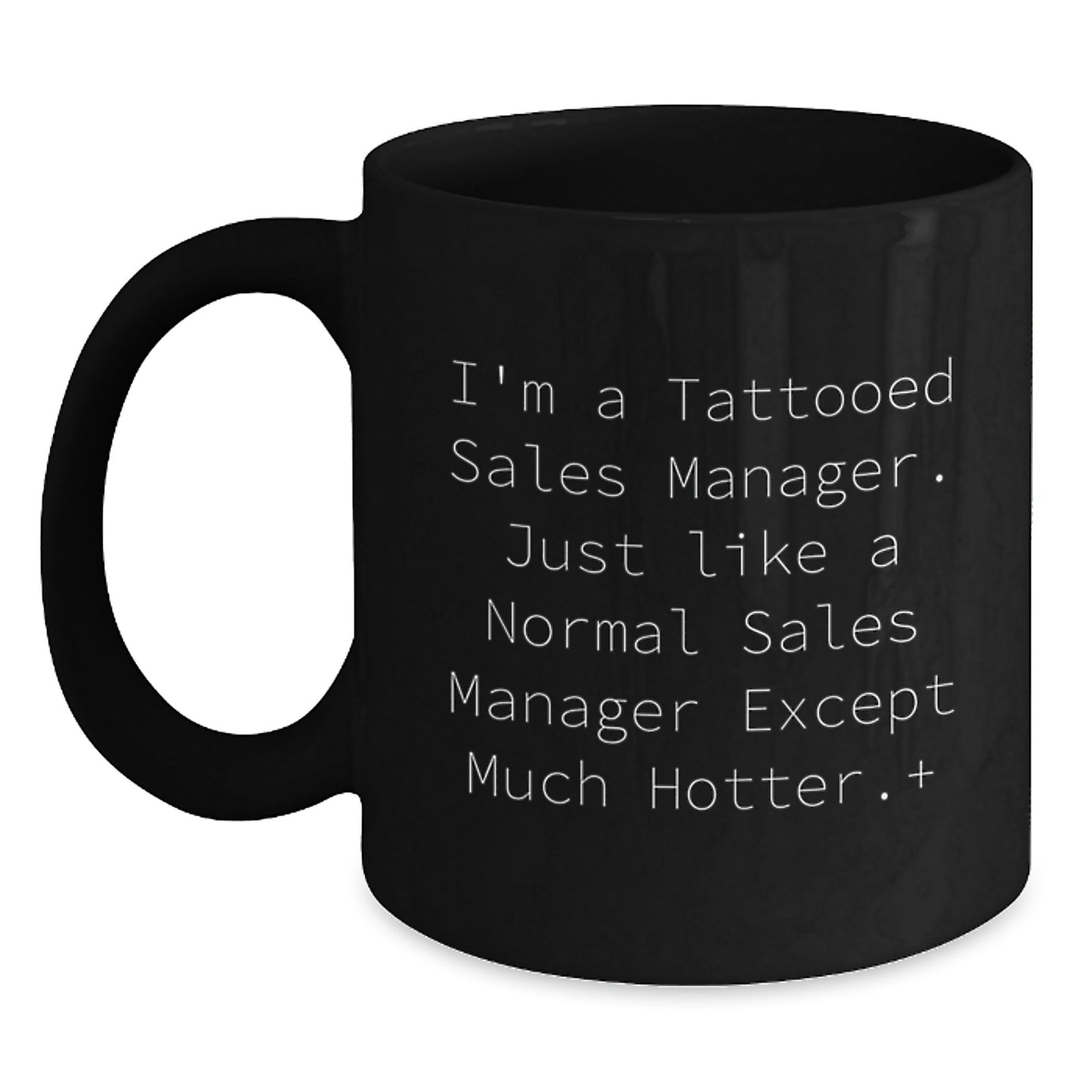 Funny Sales Manager Gifts for Birthday - Unique Black Coffee Mug for Sales Manager Friends or Coworkers, Funny Quote for Sale - Main