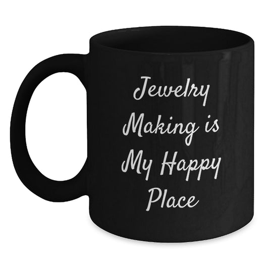 Jewelry Making Enthusiast's Daily Grind Funny Mug Gifts for Dad on Father's Day - Main