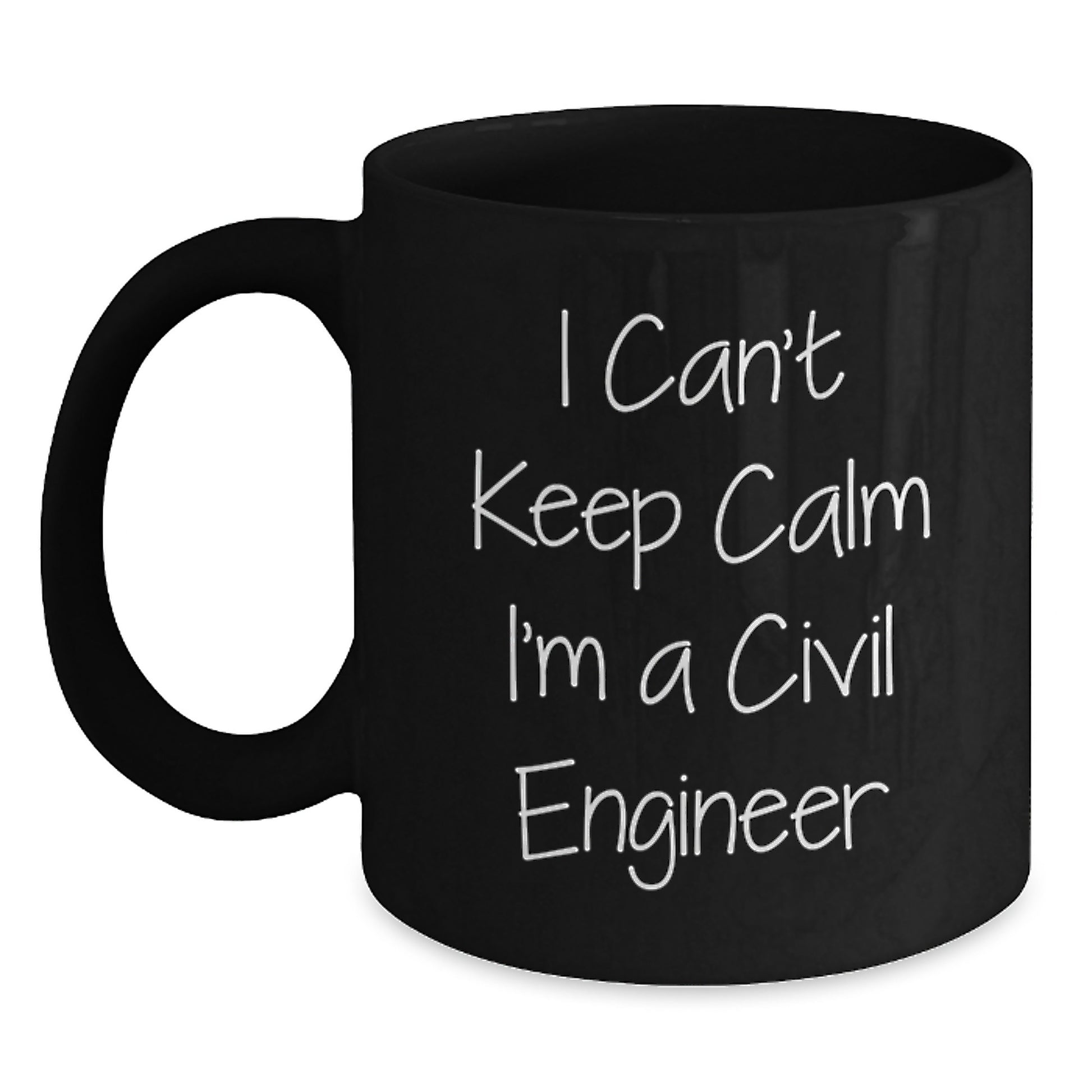 Unique Civil Engineer Christmas Unique Gift Ideas Funny Quote Black Coffee Mug for Men Women Friends - Main