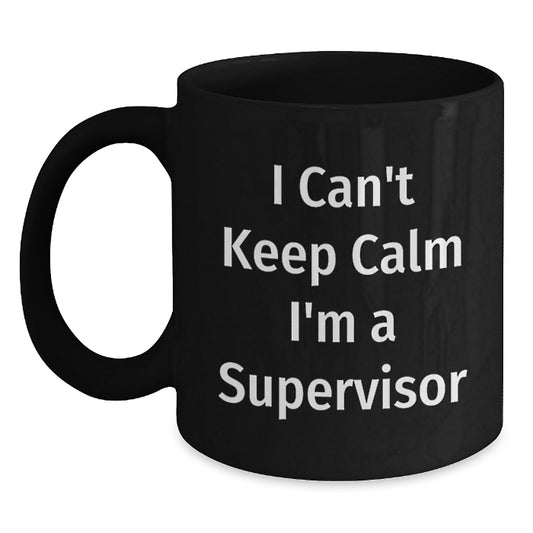 Funny Supervisor Black Coffee Mugs Gifts from Friends for Men Christmas Unique - Main