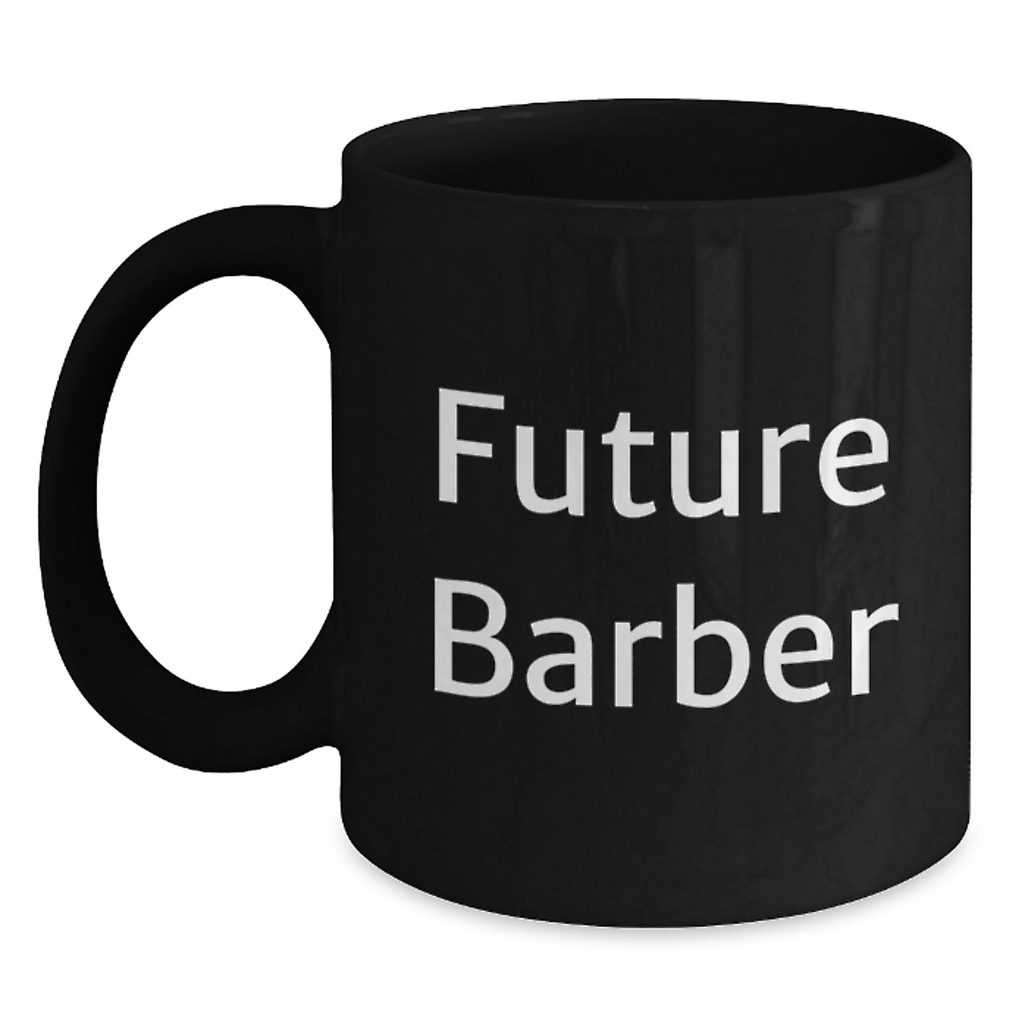 Funny Quote Gifts for Barber, Unique Christmas Barber Gifts, Black Coffee Mug for Barber, Future Barber Gifts from Friends - Main