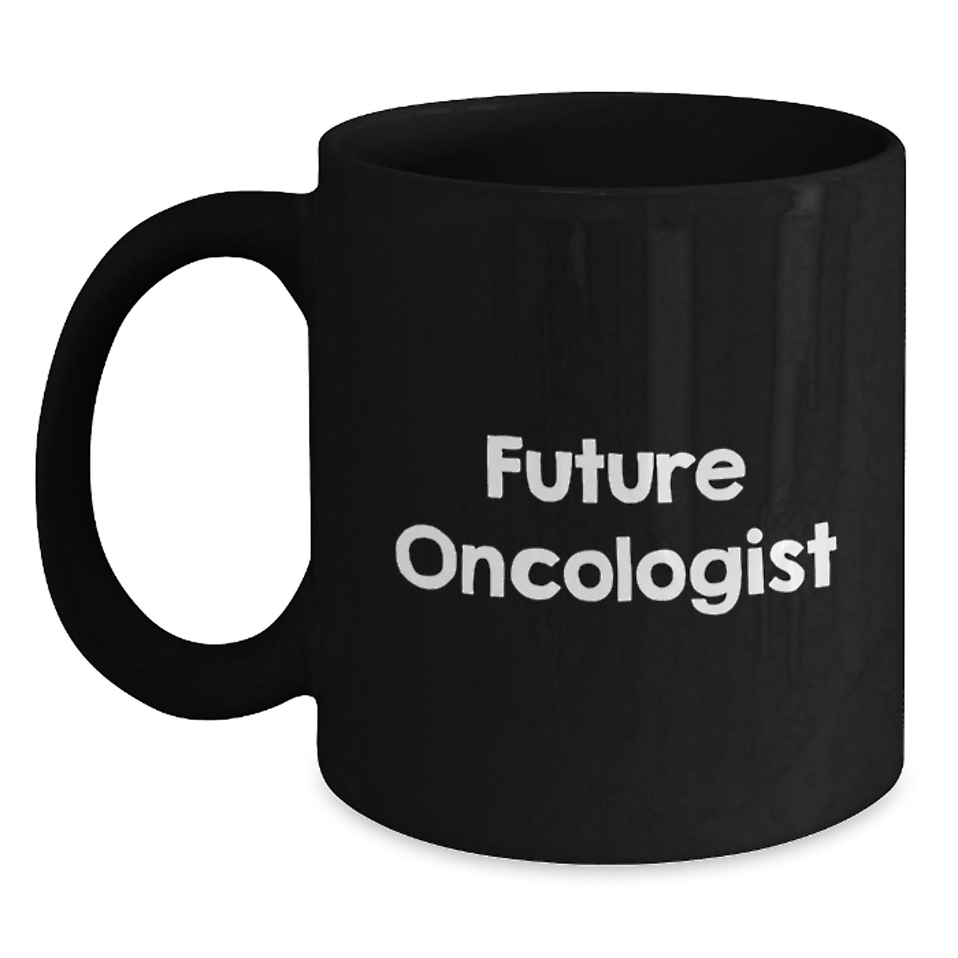 Funny Inspirational Quote Gifts for Oncologist Men, Black Coffee Mug, Christmas Unique Presents from Friends - Main
