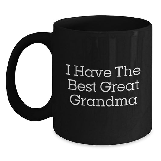 Funny Grandma Quotes Black Coffee Mugs Gifts for Grandma from Family on Father's Day Unique - Main
