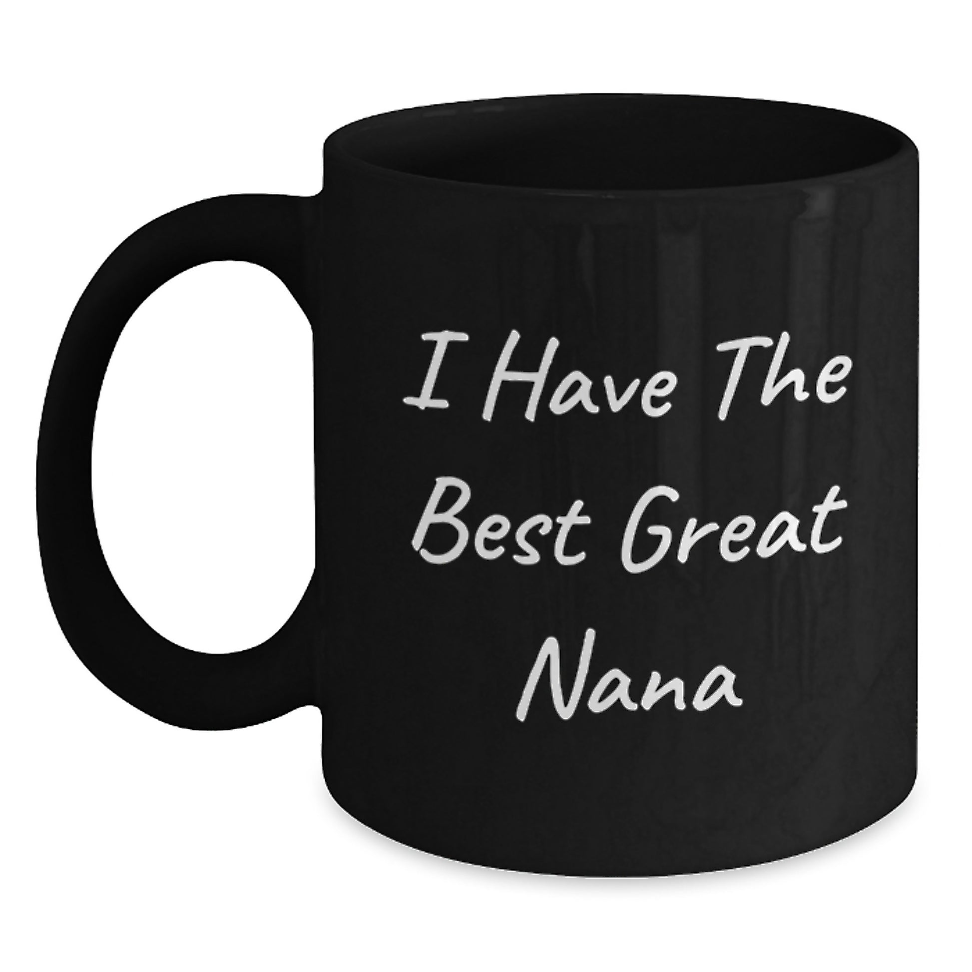 Funny Great Nana Black Coffee Mugs Gifts from Family, Perfect for Nana's Father's Day Unique Gifts for Nana - Main
