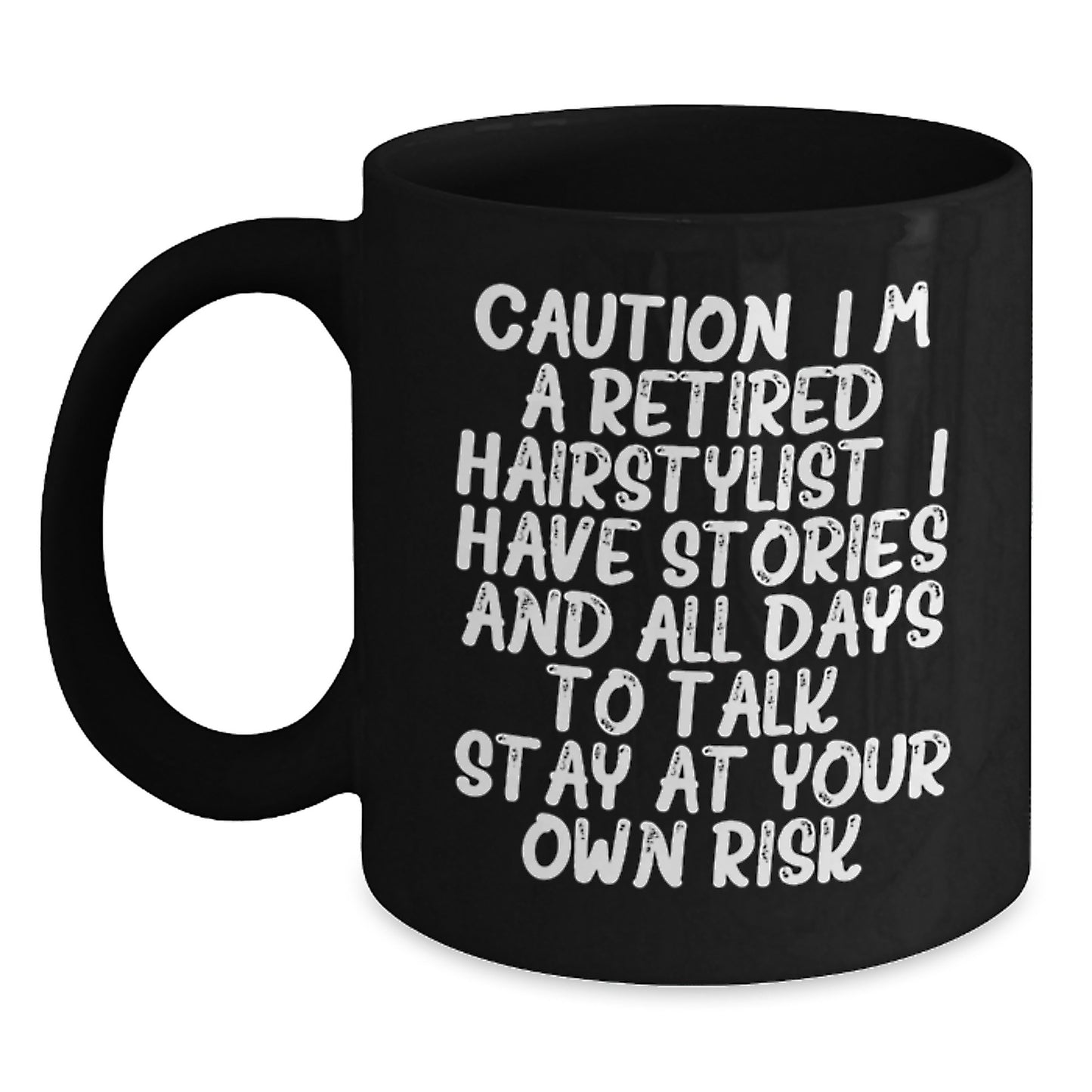 Hairstylist Humor Funny Black Coffee Mug Gifts from Family for Christmas Unique - Main