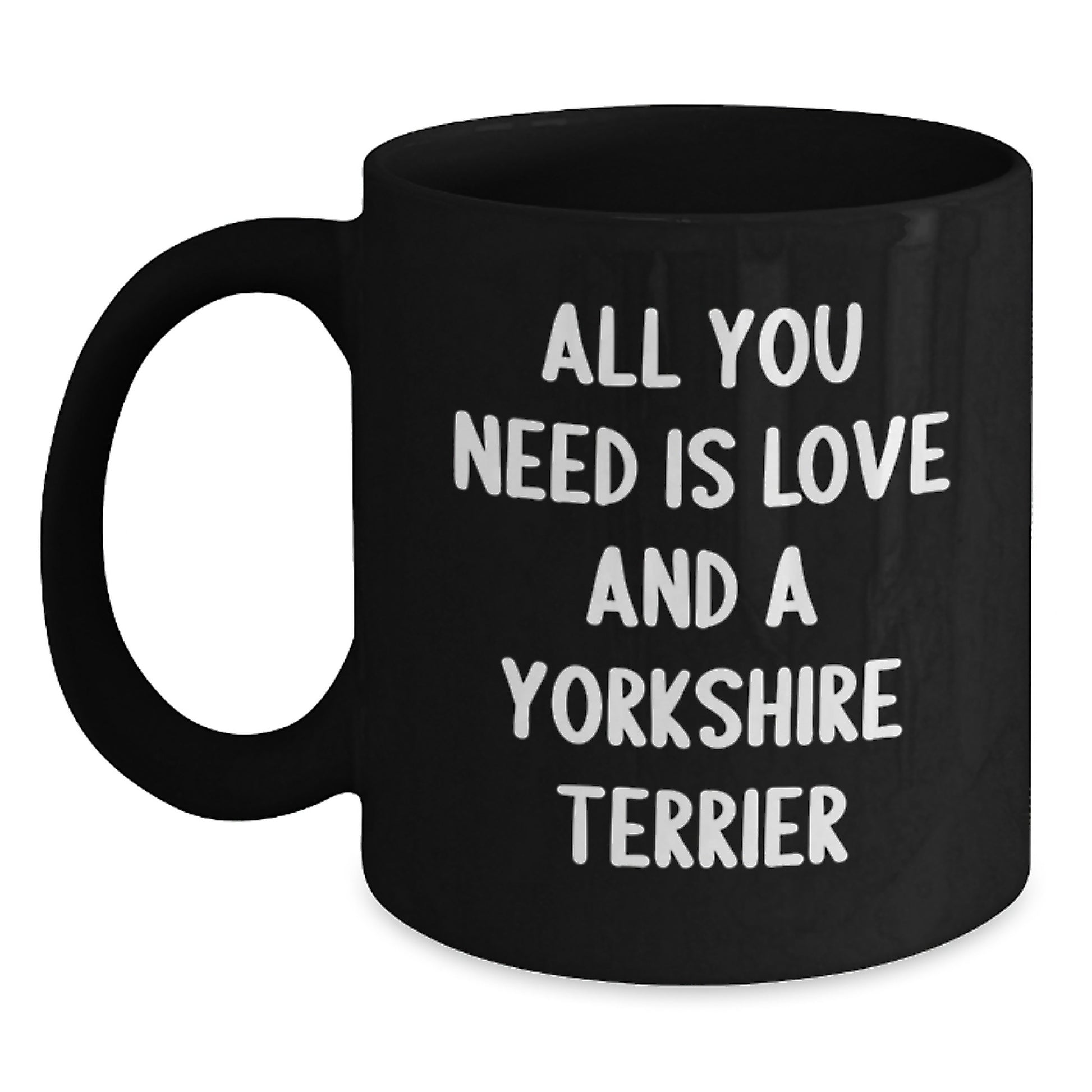 Yorkshire Terrier Dog Lovers' Funny Gift from Friends and Family - Black Coffee Mug for Birthday - Main