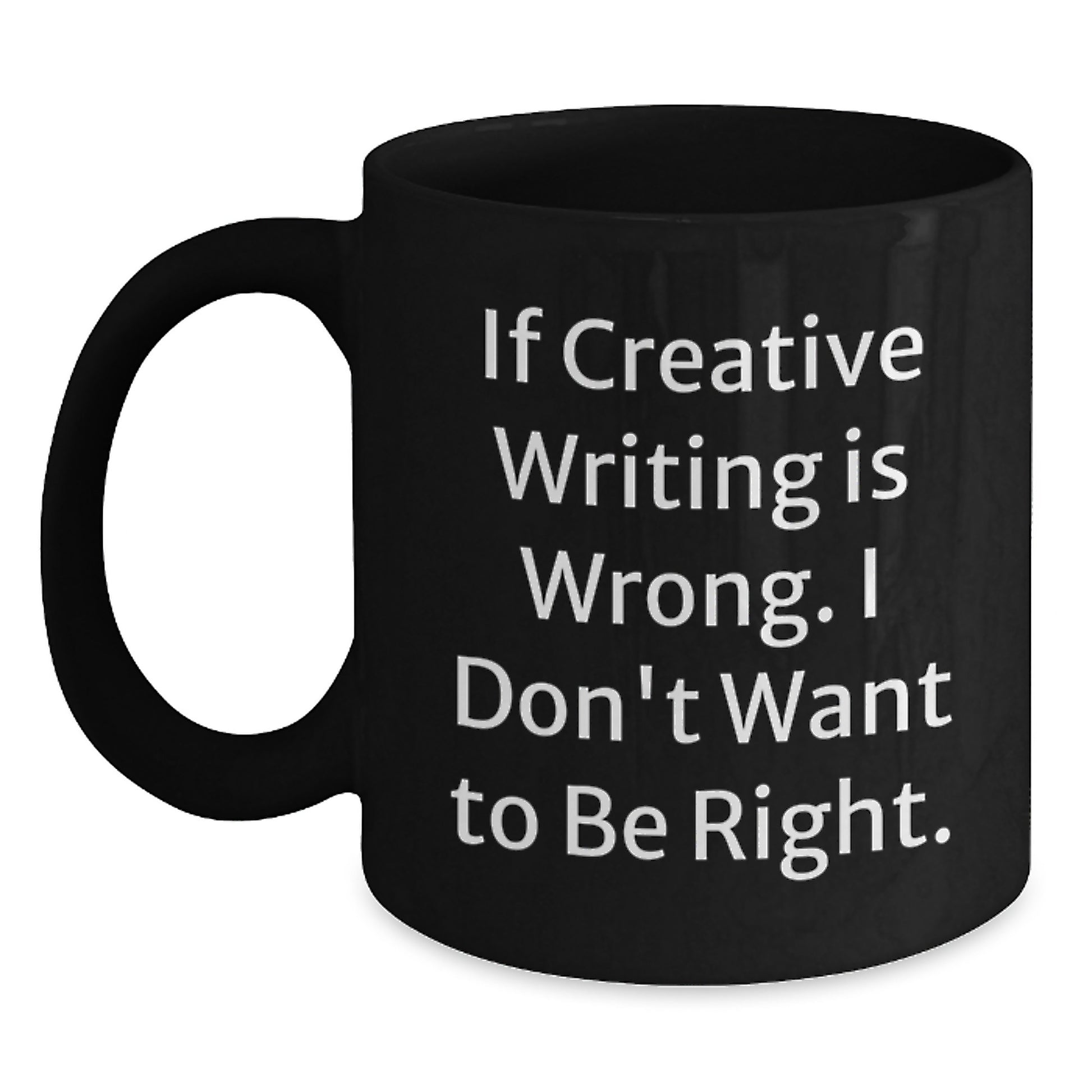 Creative Writing Gifts from Friends - Funny Quote Black Coffee Mugs for Graduation or Unique Gifts for Creative Writing Enthusiasts - Main