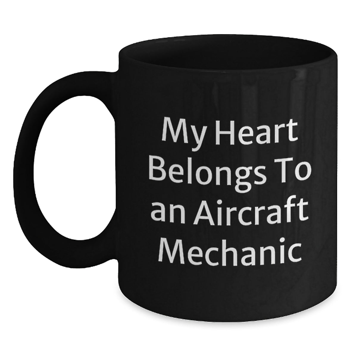 Unique Gifts for Aircraft Mechanic, Funny Inspirational Quote, Black Ceramic Coffee Mug for Men, Women, Friends, Coworkers, Family, Christmas Unique Gifts from Son, Daughter, Friend, Colleague - Main