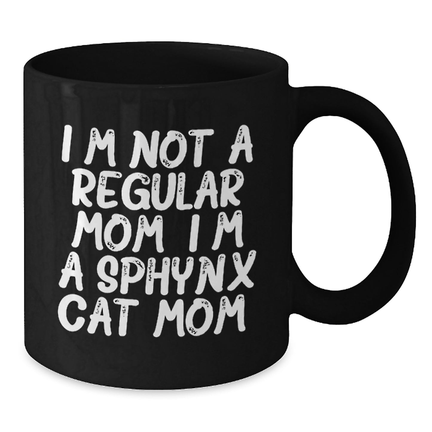 Sphynx Cat Mom Funny Gifts from Friends, Sphynx Cat Black Coffee Mug, Inspirational Quote for Sphynx Cat Lovers, Unique Graduation Gifts for Her, Gifts for Sphynx Cat Enthusiasts - Additional