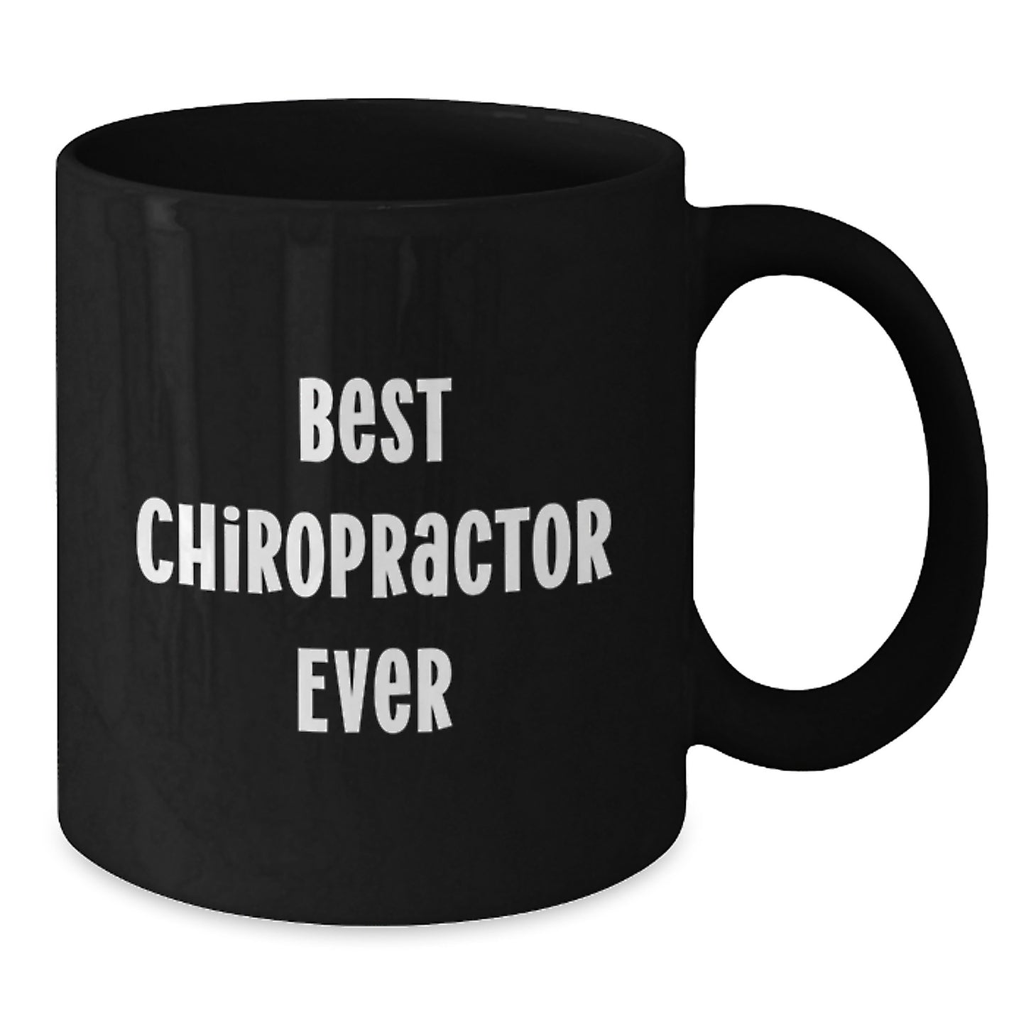 Funny Chiropractor Gifts from Men to Best Chiropractor Ever, Black Coffee Mug, Valentine's Unique Gifts - Additional