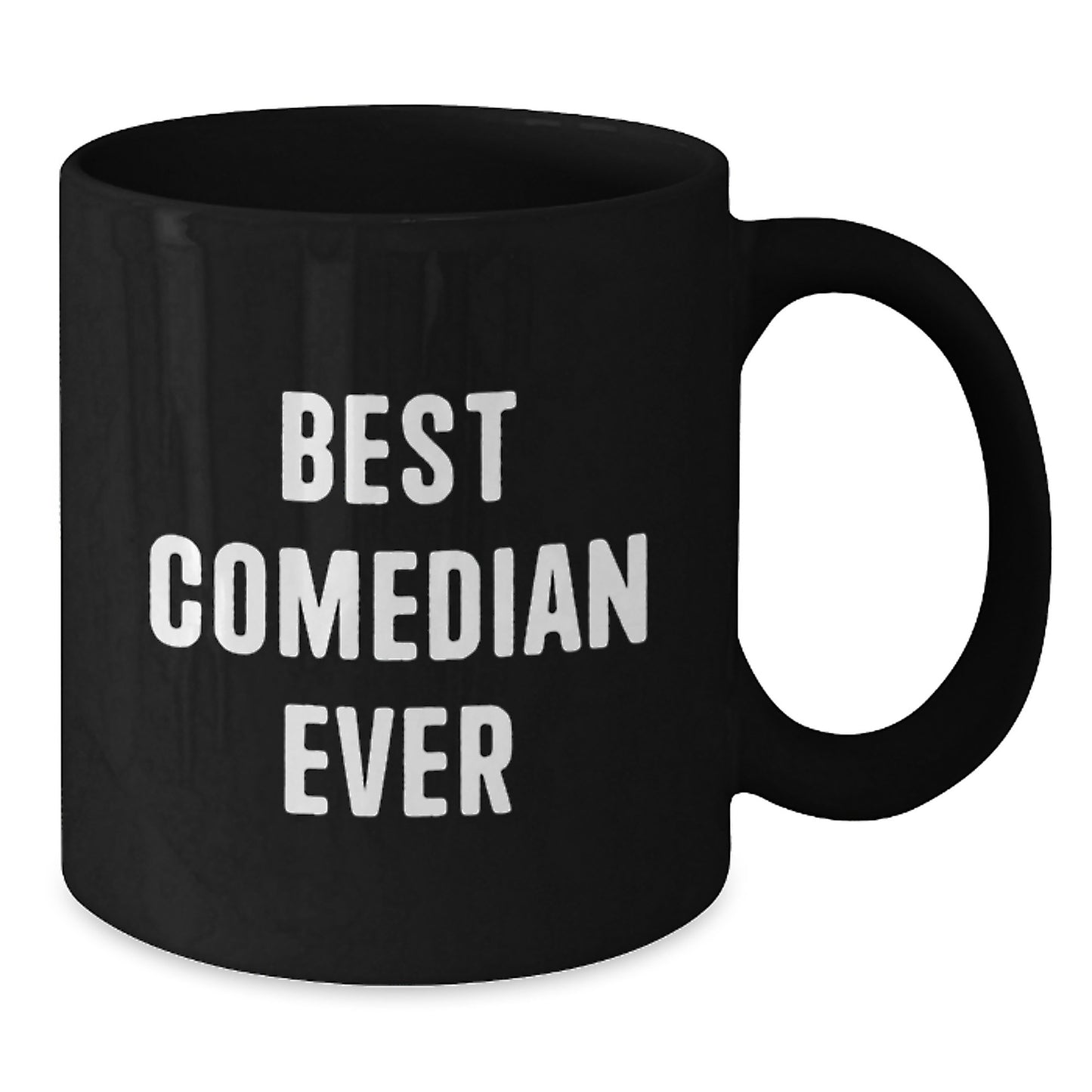 Comedian Gifts from Friends, Funny Black Coffee Mug for Comedian Lover, Best Comedian Ever Quote, Christmas Unique Items for Men - Additional
