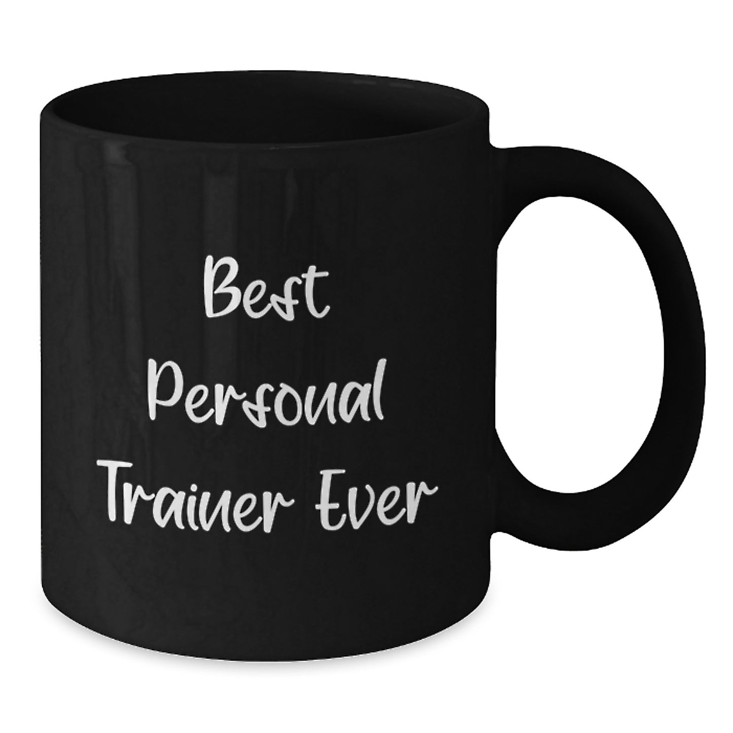 Funny Personal Trainer Gifts for Men, Black Coffee Mug with Best Personal Trainer Ever Quote, Christmas Unique Gift from Friends - Additional
