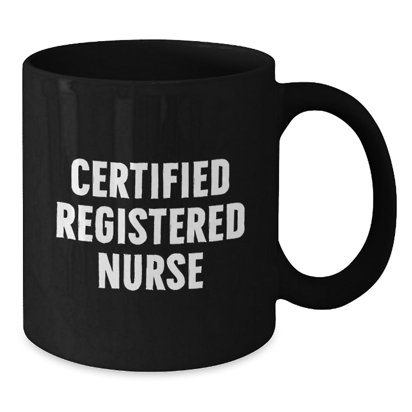 Funny Gifts for Registered Nurse from Friends, Birthday Unique Gifts for Men, Black Coffee Mug Quote 'Certified to Fuel My Nursing Passion' - 11oz or 15oz Ceramic Mug - Additional