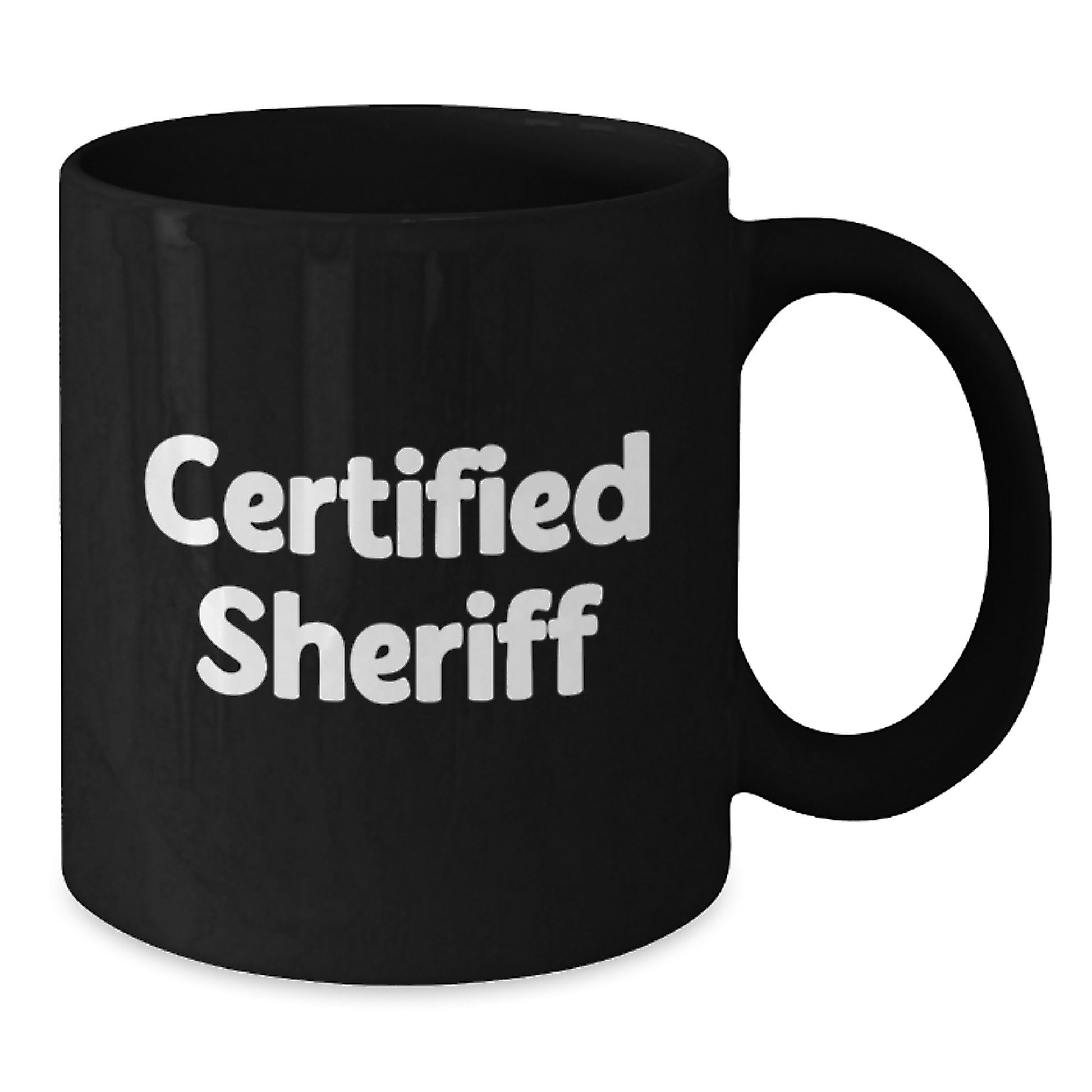 Funny Sheriff Gifts from Friends for Sheriff Men's Birthday Unique Mugs - Additional