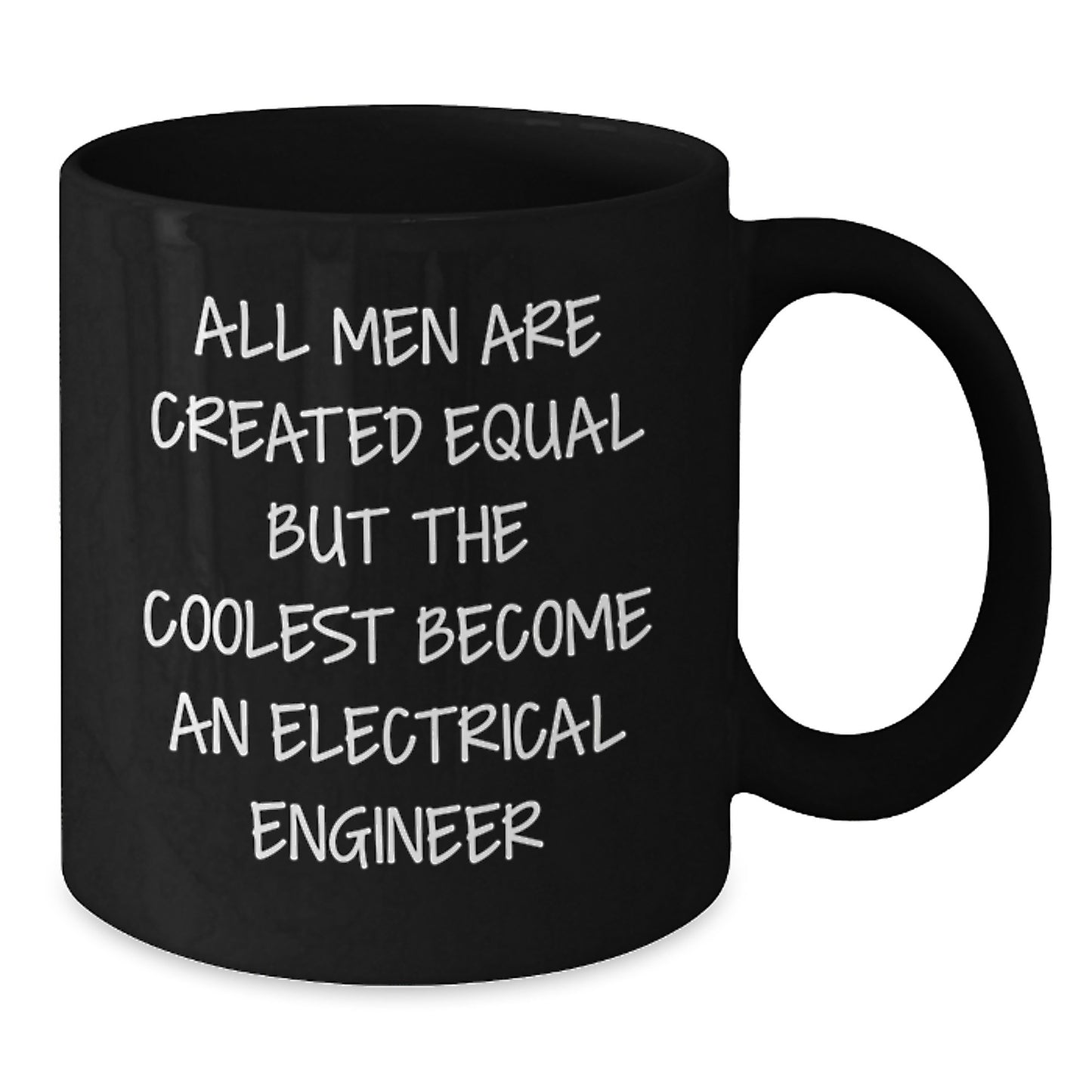 Funny Electrical Engineer Black Coffee Mug Gifts from Family for Men Dad Father's Day Unique - Additional