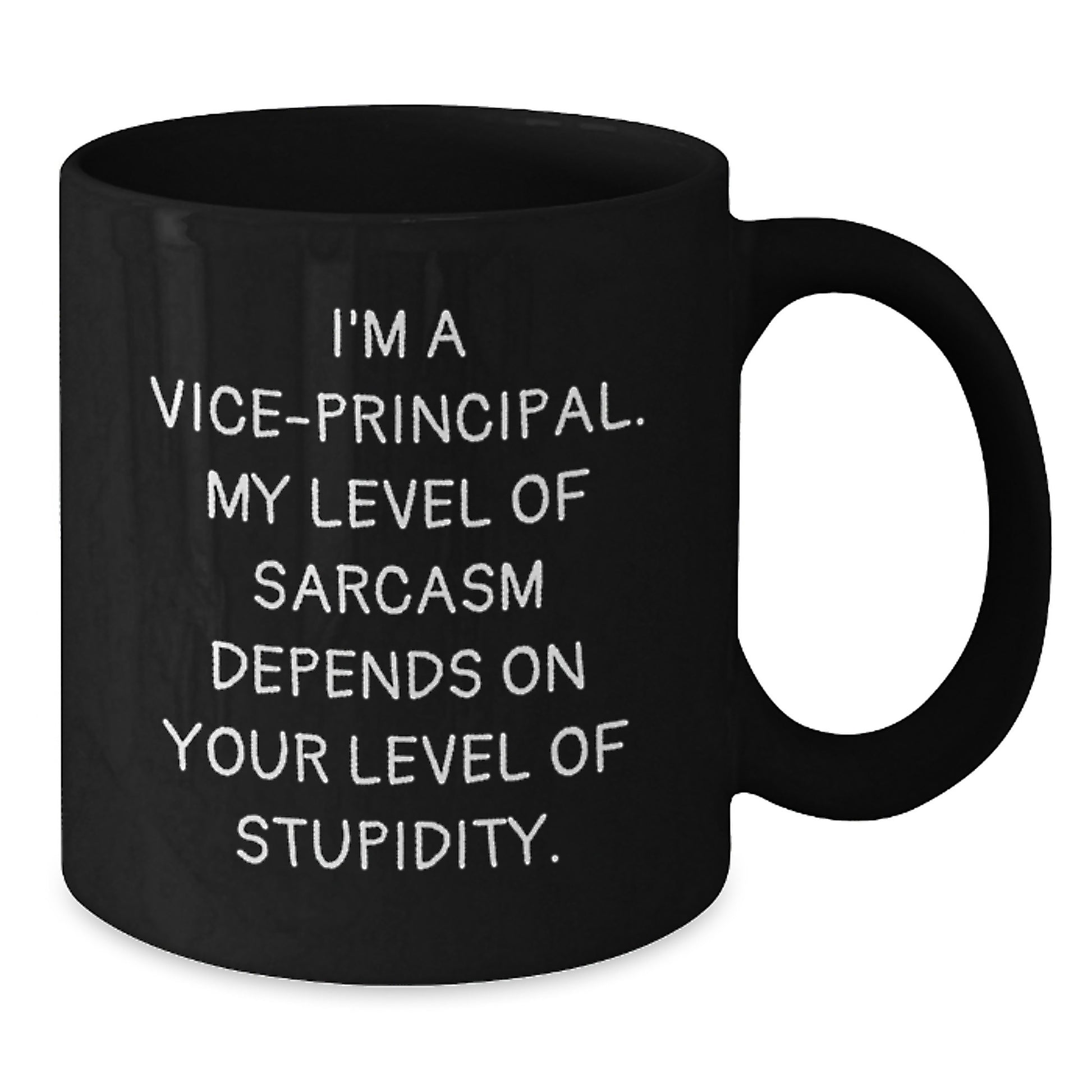 Funny Vice-Principal Christmas Unique Gifts from Men for Vice-Principal Black Coffee Mug, Vice-Principal Sarcasm, Vice-Principal Quotes, Vice-Principal Humor - Additional
