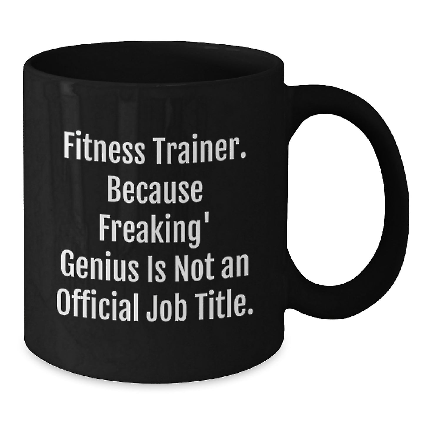 Gifts from Friends for Fitness Trainers, Funny Black Coffee Mug, Celebrate Graduation Unique - Additional