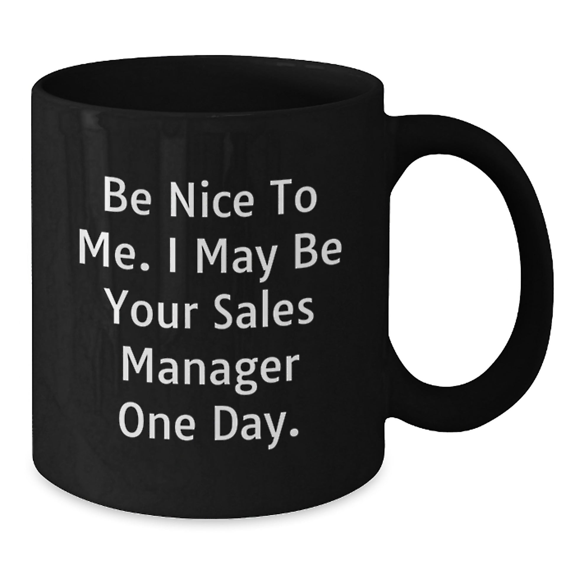 Funny Sales Manager Gifts from Friends, Black Coffee Mugs for Men, Unique Christmas Unique Gifts for Him - Additional