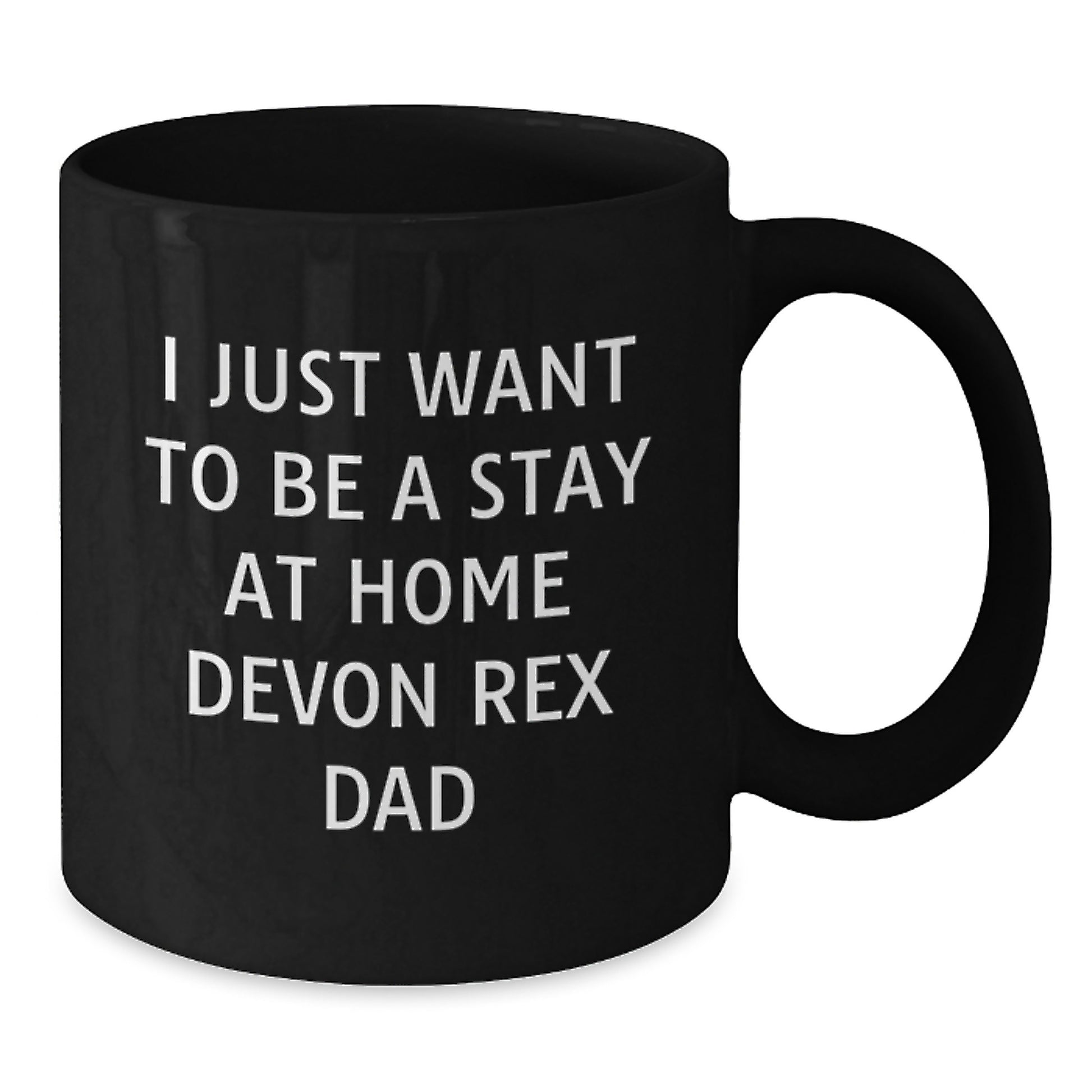 Funny Devon Rex Cat Gifts for Him, Gifts from Dad to Stay at Home Cat Dad for Christmas Unique - Additional