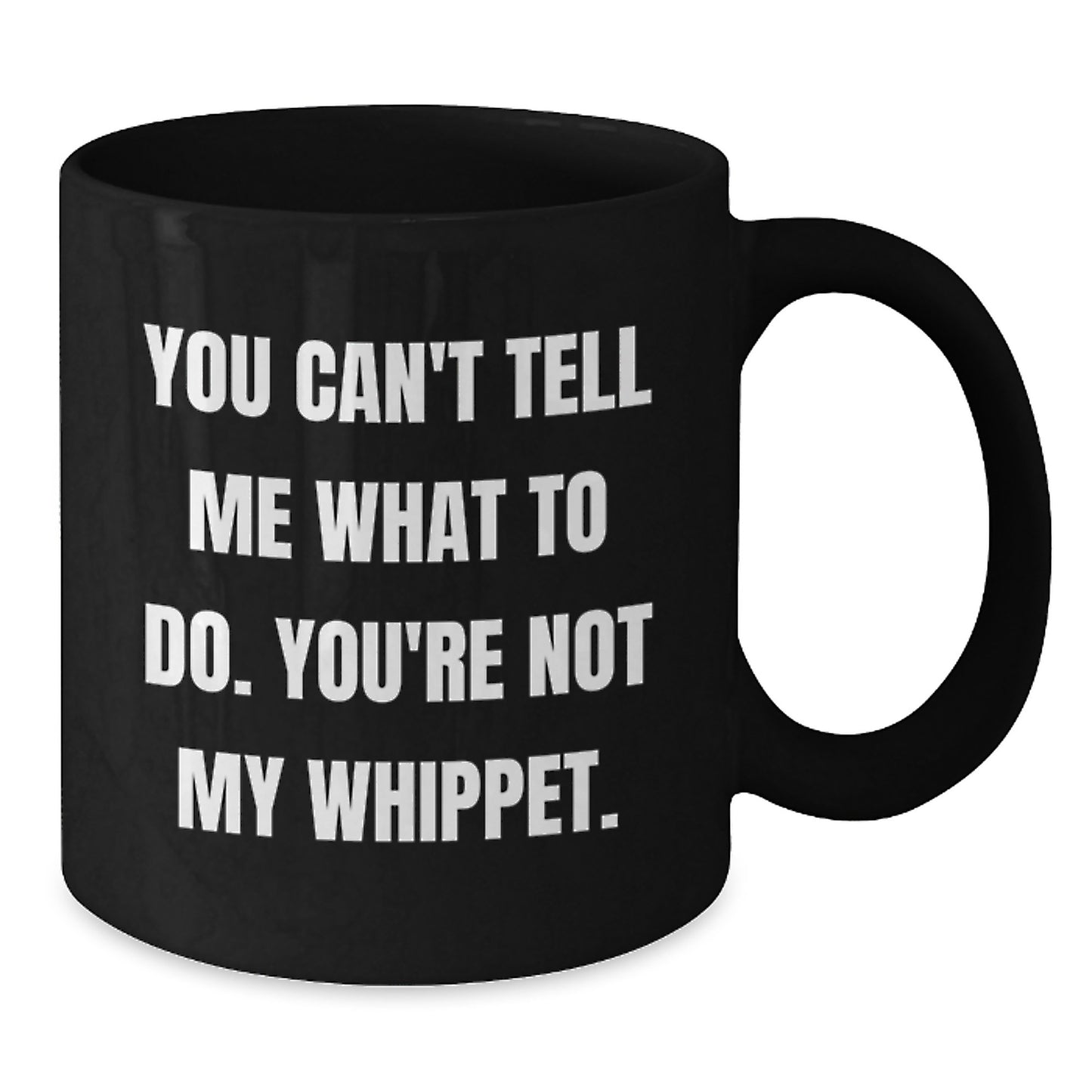Funny Whippet Dog Gifts for Men - Birthday Unique Whippet Dog Black Coffee Mugs from Friends - Additional