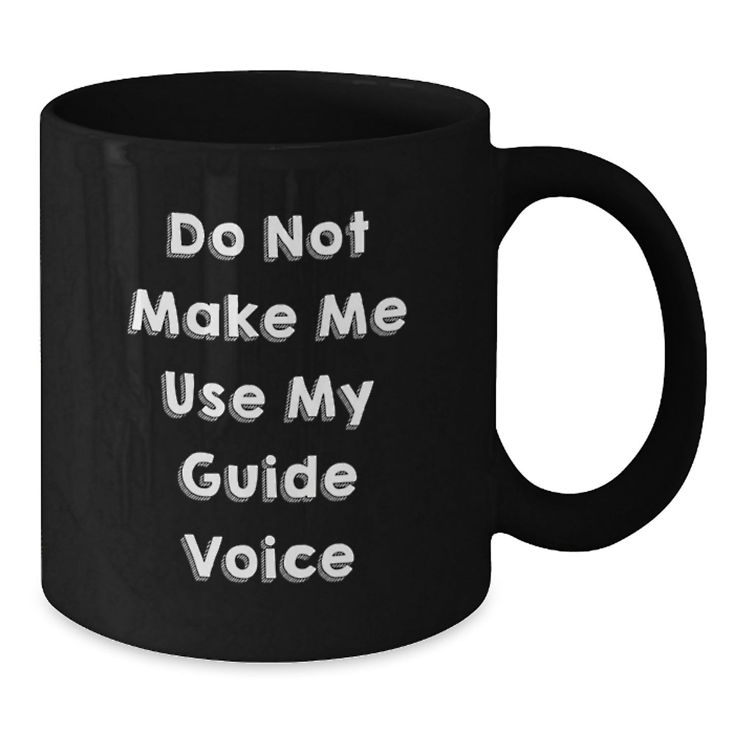 Funny Guide Gifts from Men to Guide Enthusiasts, Gift for Guide, Black Coffee Mug, Mother's Day Unique Gifts - Additional