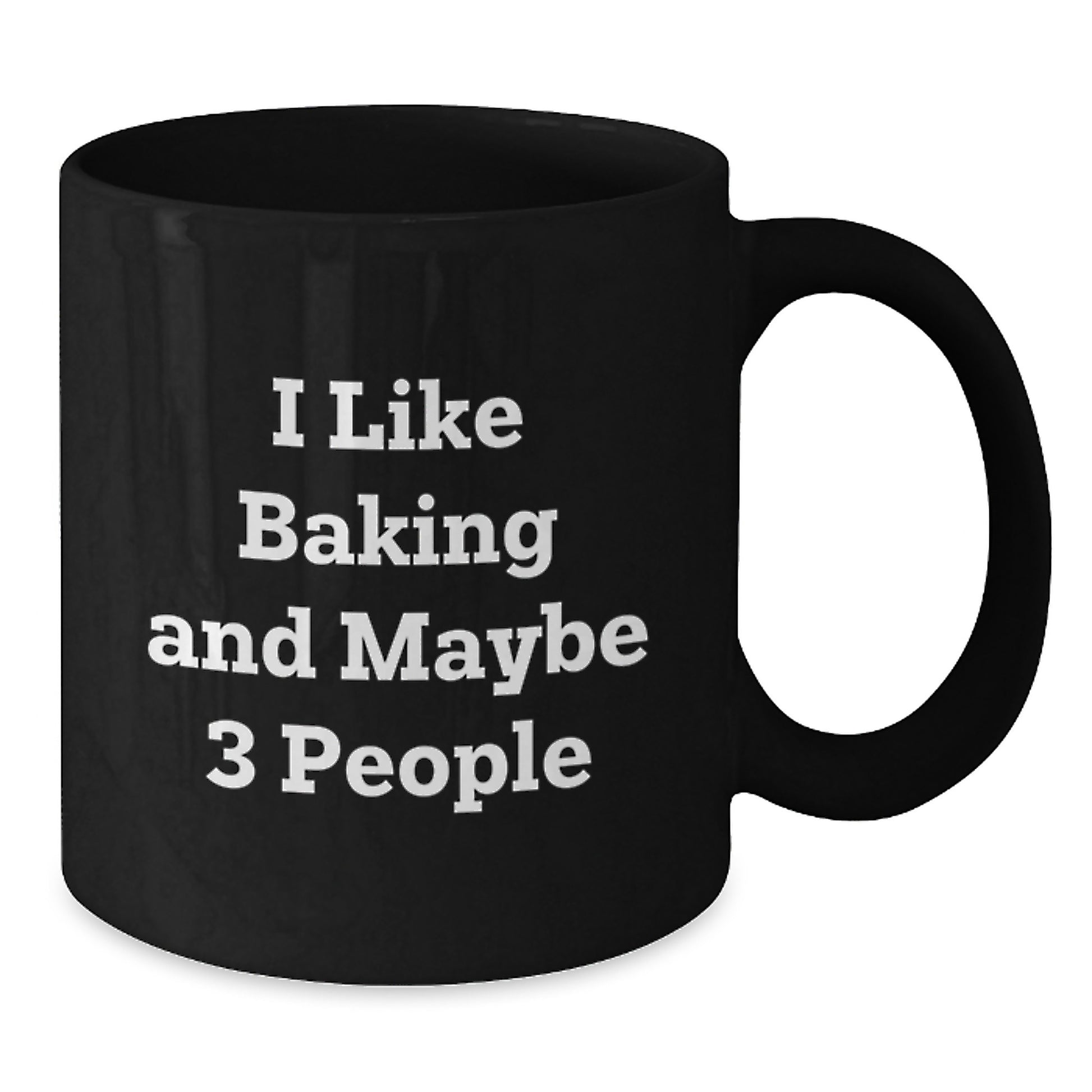 Baking Lover's Humor, Funny Baking Gifts for Friends, Unique Black Coffee Mug for Graduation - Additional
