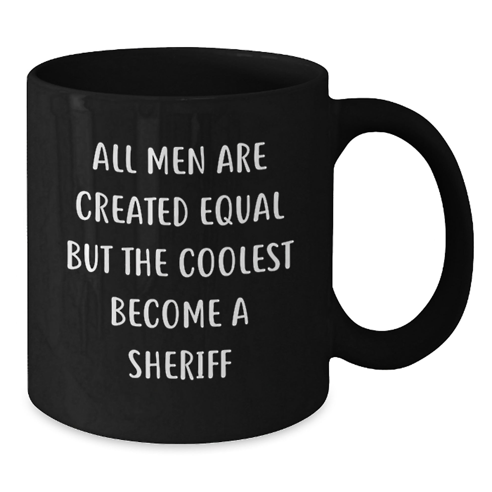 Funny Sheriff Gifts for Men, Coolest Sheriff Coffee Mug, Father's Day Unique Gift from Family - Additional