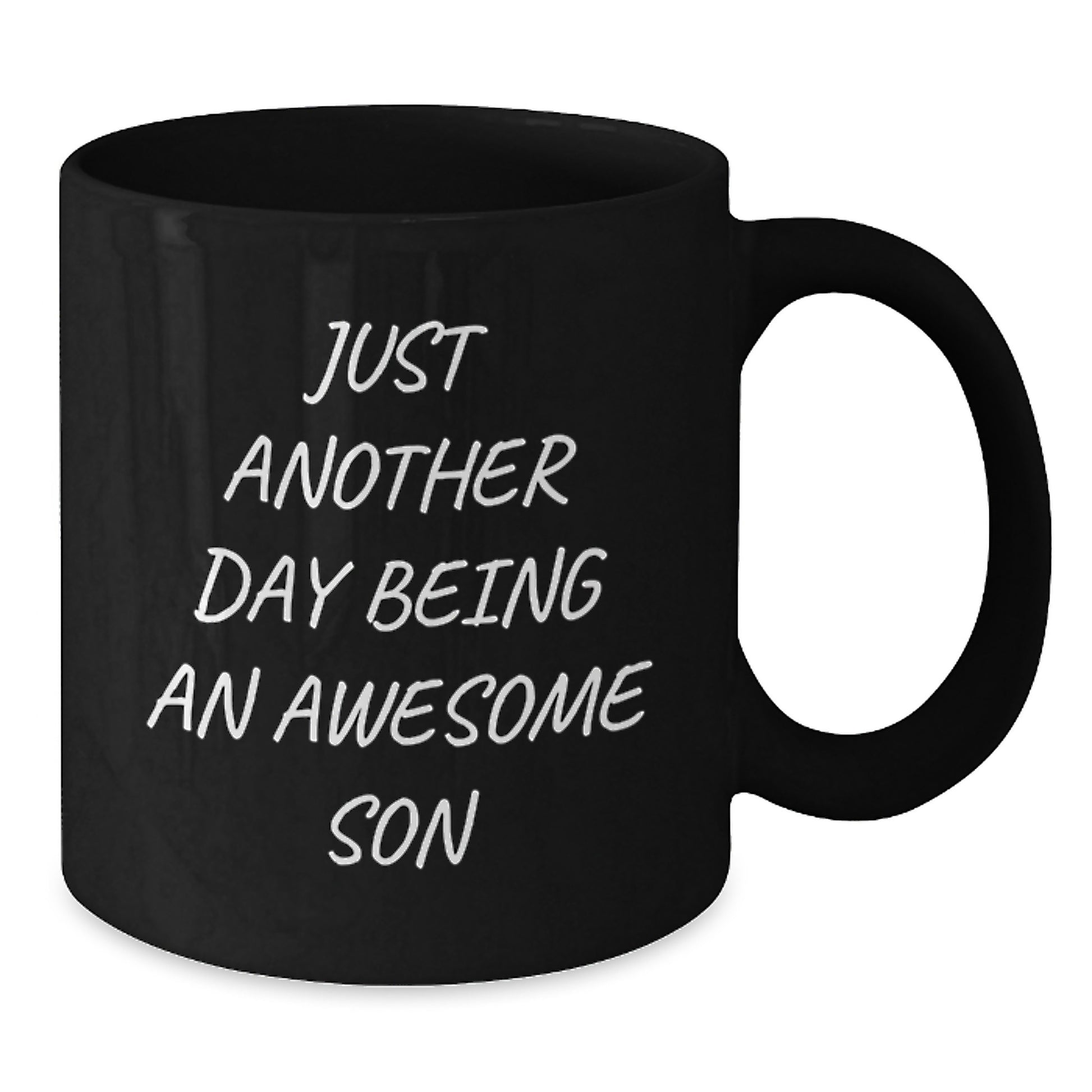 Funny Quote Son Gifts, Black Coffee Mug for Men Dad, Valentine's Unique Gift Ideas for Son - Additional