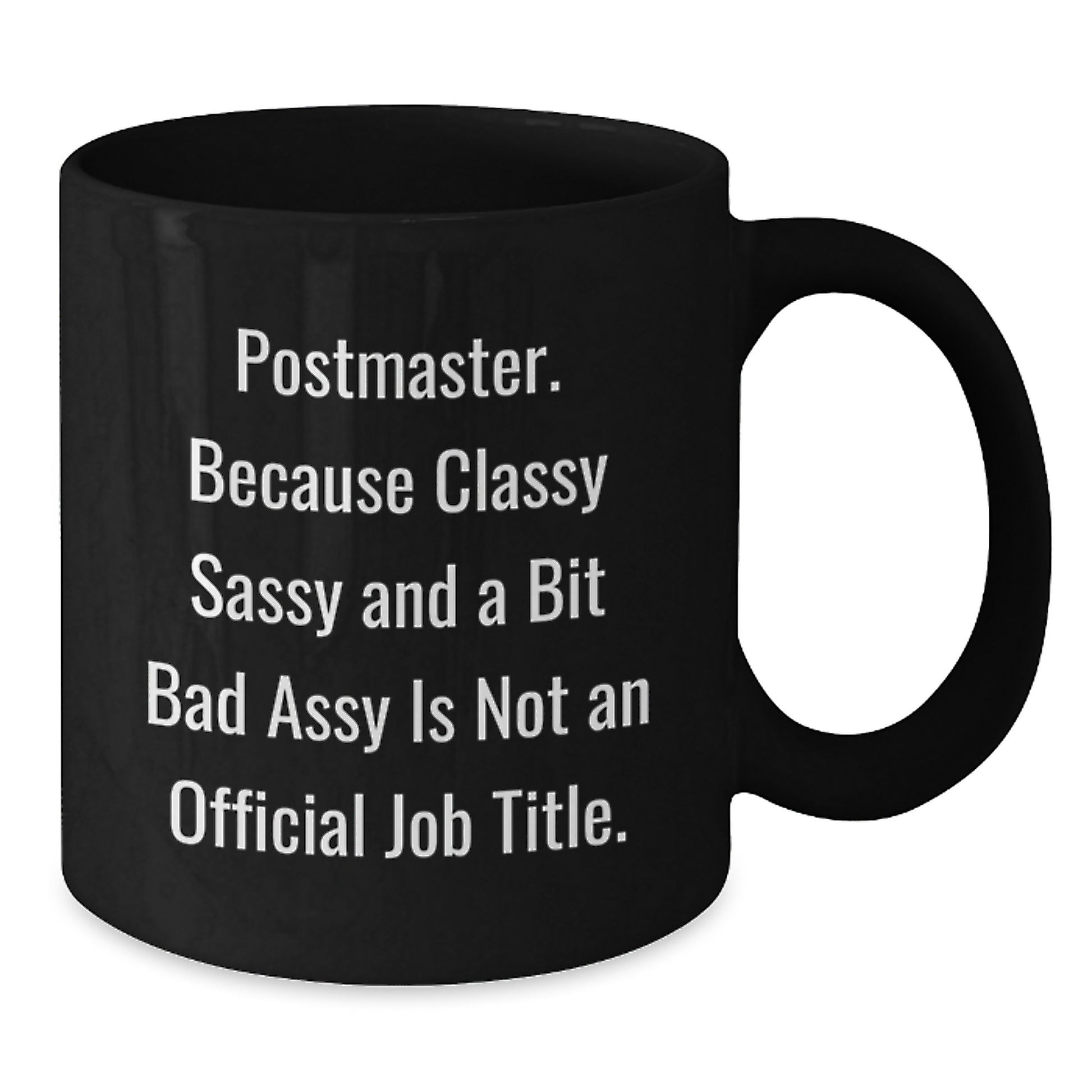 Postmaster Gifts from Friends, Funny Black Coffee Mugs for Postmaster, Mother's Day Unique Postmaster Gifts - Additional