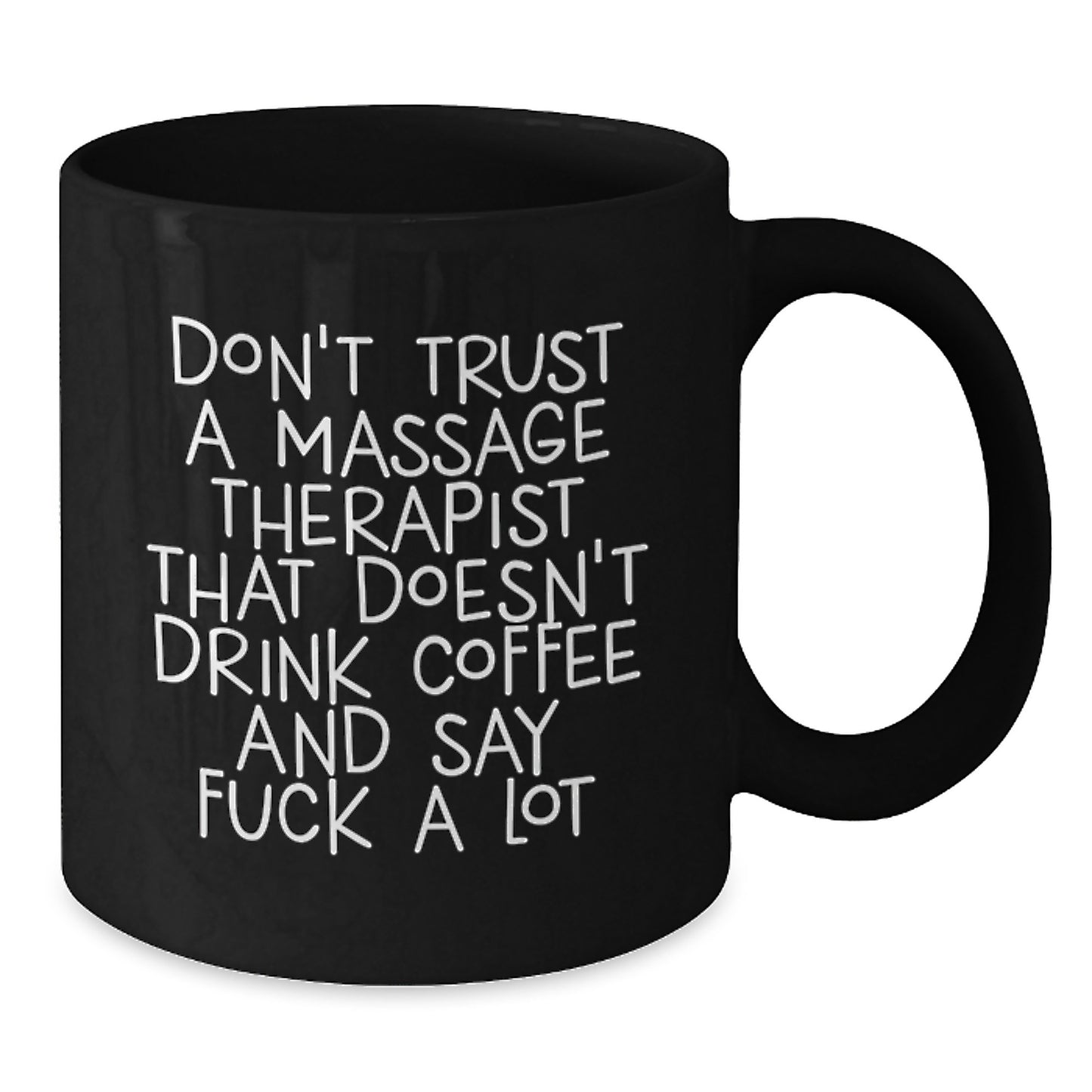 Funny Massage Therapist Gifts from Friends, Black Coffee Mugs for Massage Therapist Graduation Unique Gifts - Additional
