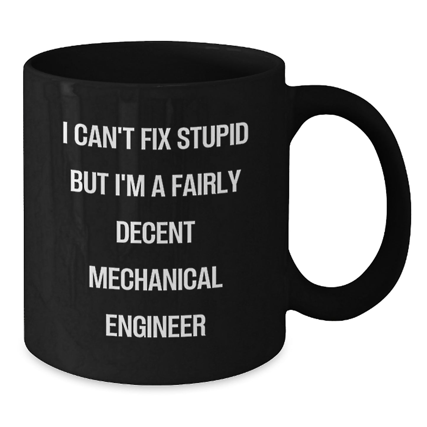 Funny Mechanical Engineer Gifts from Men to Women Valentine's Unique Black Coffee Mugs - Additional