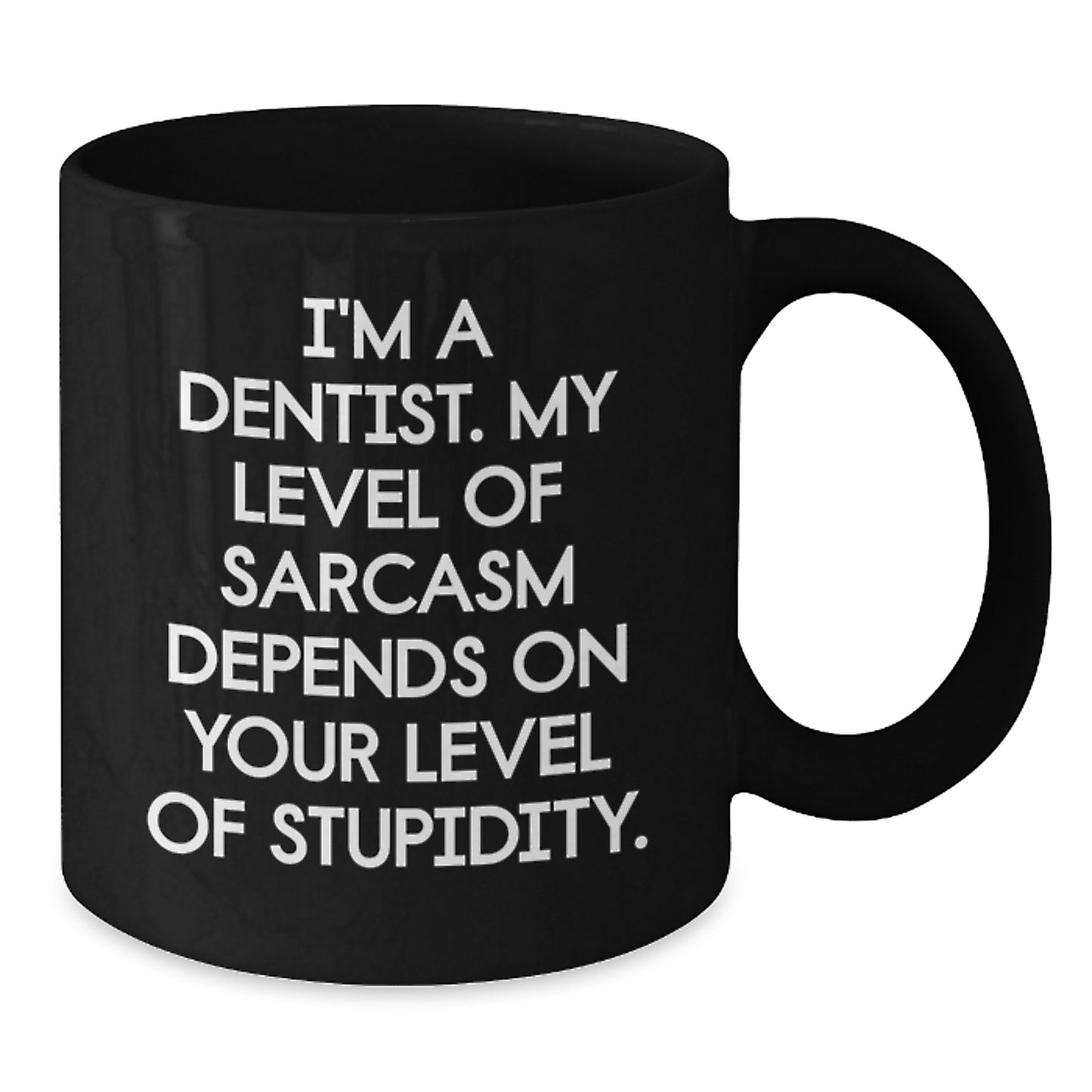 Funny Dentist Gifts for Men Graduation Unique Black Coffee Mugs from Friends - Additional