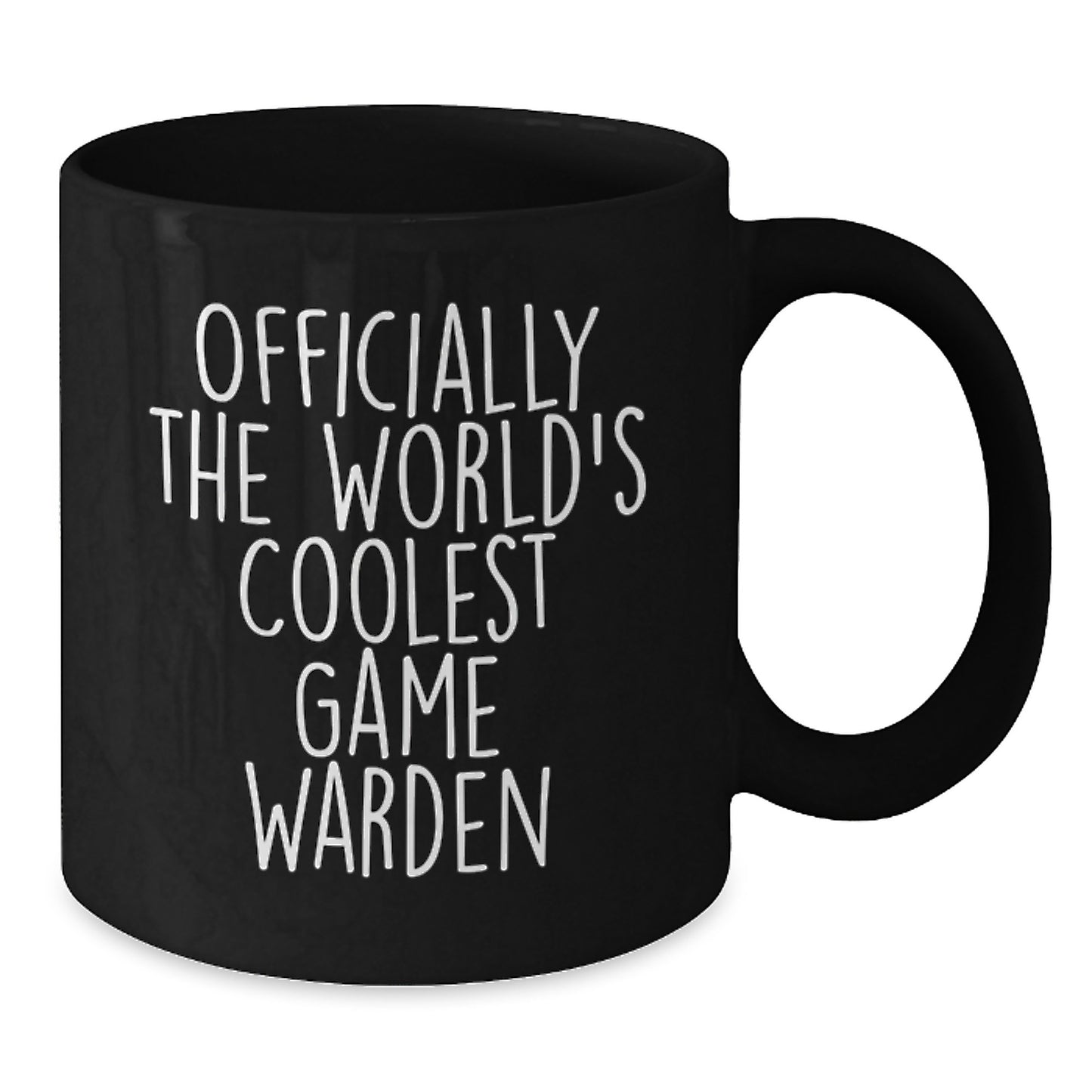 Game Warden Gifts from Friends, The World's Coolest Game Warden Black Coffee Mug, Valentine's Unique - Additional