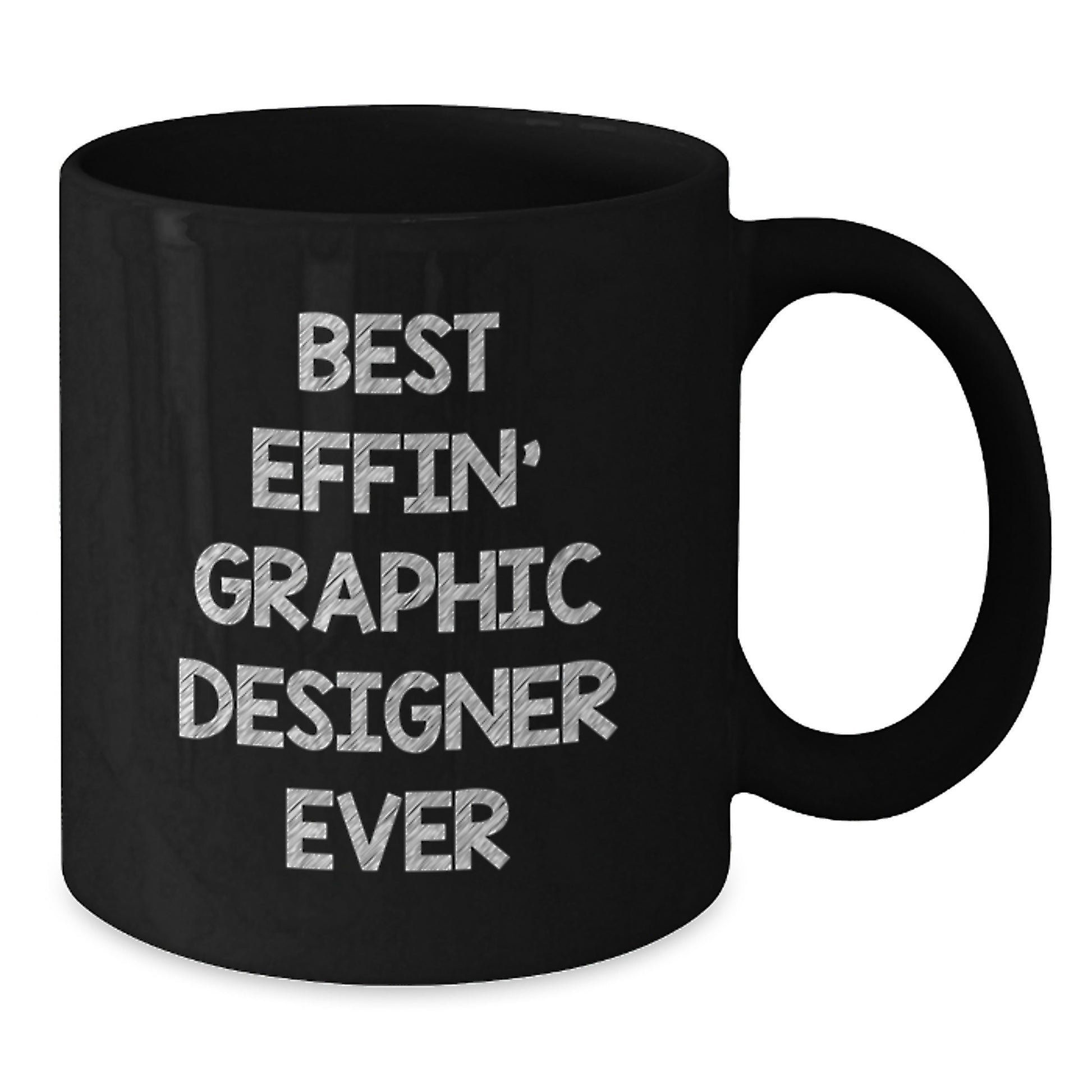Funny Graphic Designer Gifts, Best 'Effin' Coffee Mug for Men, Birthday Unique Gifts from Friend - Additional