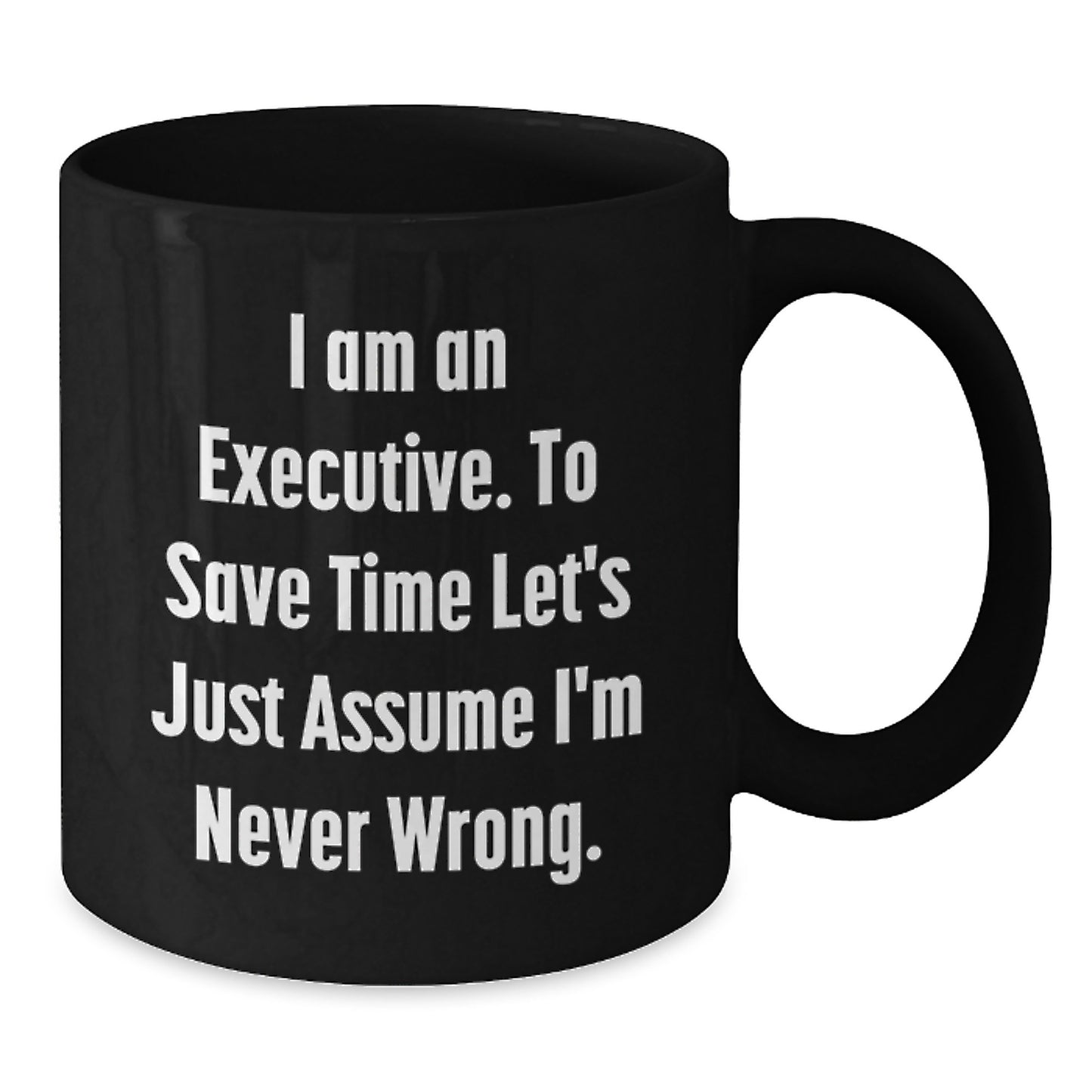 Funny Executive Valentine's Unique Gifts from Friends for Executive Men Black Coffee Mugs - Additional