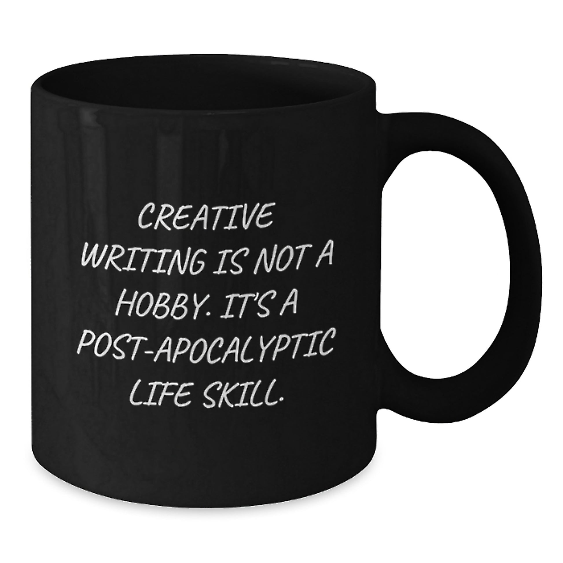 Funny Creative Writing Gifts for Men - Black Coffee Mug - Not A Hobby Mug - Gifts from Friends - Birthday Unique Gifts - Additional