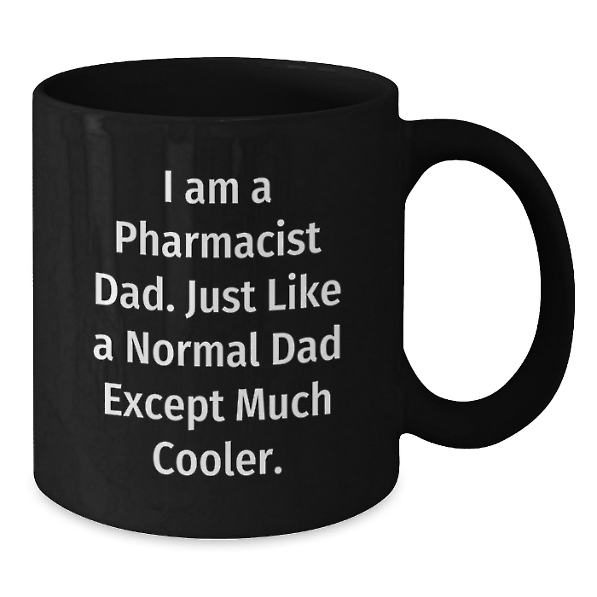 Gifts from Dad to Mom Pharmacist, Funny Pharmacy Inspired Black Coffee Mug, Valentine's Unique - Additional