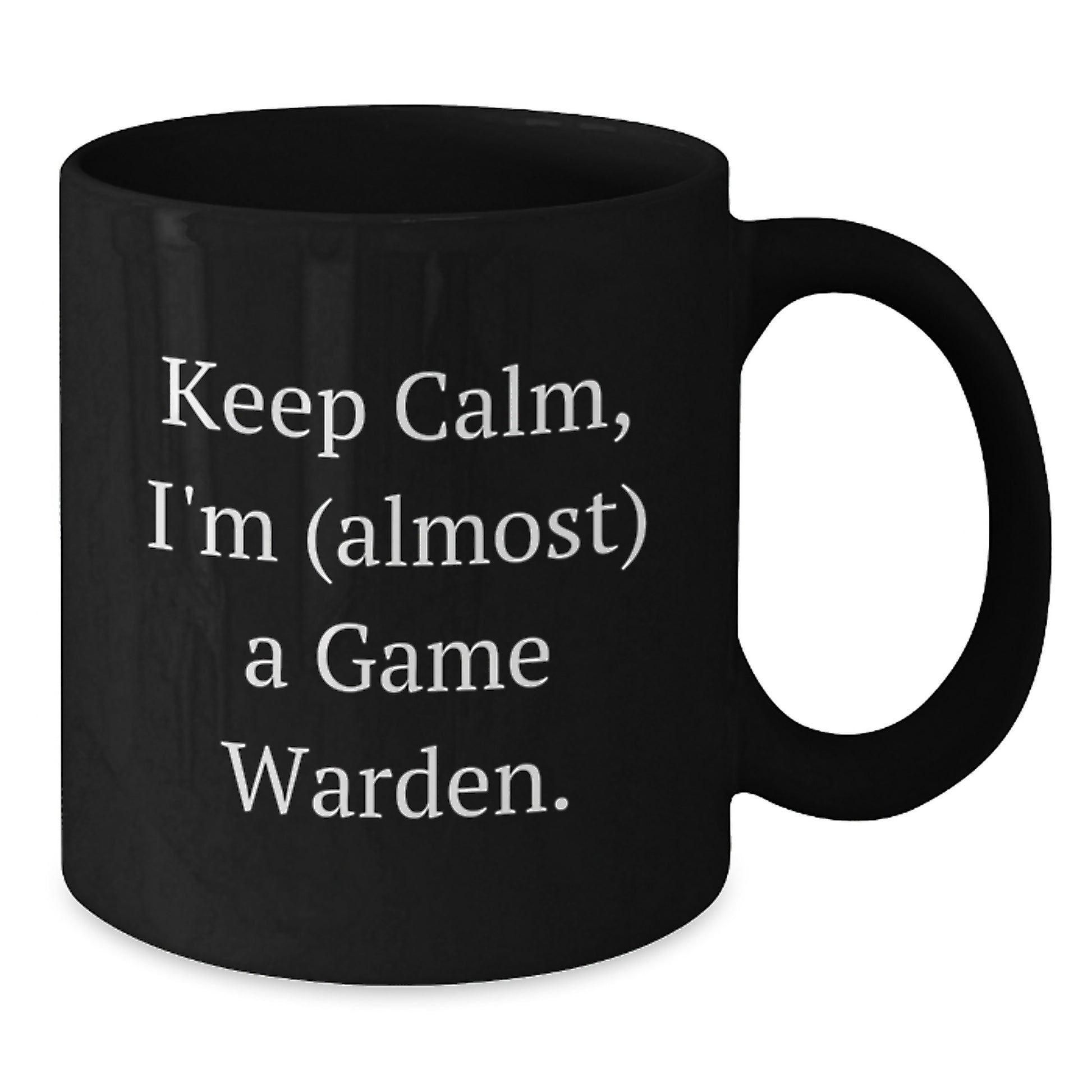 Funny Game Warden Black Coffee Mugs Gifts from Men to Friends for Christmas Unique - Additional