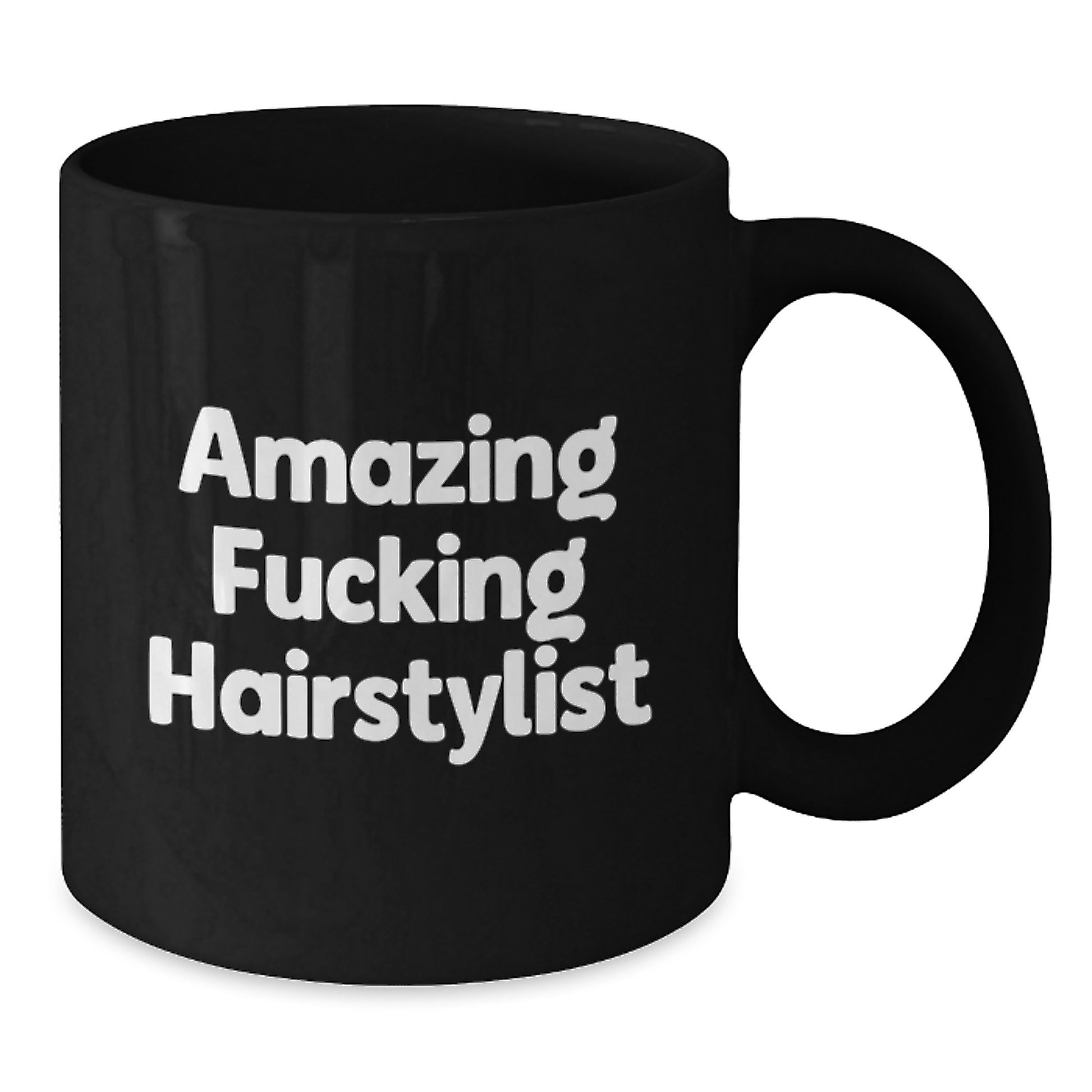Funny Hairstylist Gifts from Friends to Family Members, Amazing Black Coffee Mugs, Christmas Unique Presents - Additional
