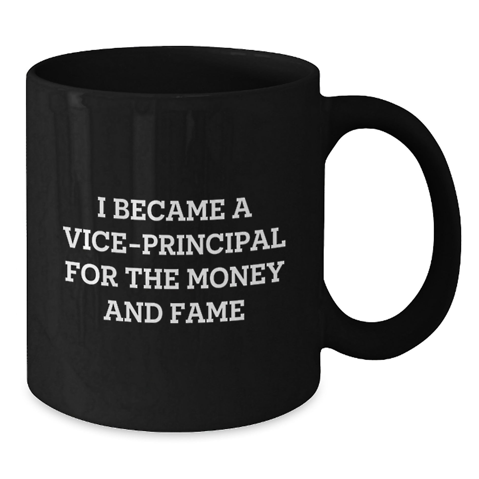 Funny Vice-principal Gifts for Men, Vice-principal Christmas Unique Gifts, Funny Black Coffee Mug for Vice-principal Lover - Additional