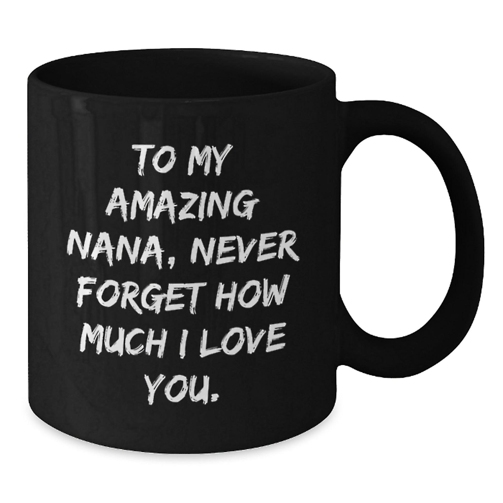 Funny Nana Gifts from Men to My Amazing Nana, Black Coffee Mug Christmas Unique Presents - Additional