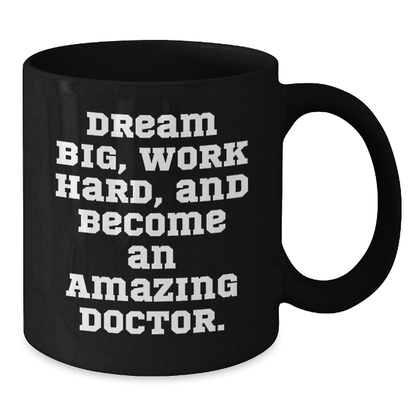 Funny Doctor Quotes Gifts from Friends for Men and Women Black Coffee Mugs, Inspirational, Unique Birthday Unique Gifts for Doctor Colleagues, Motivational Mug for Coffee and Tea Lovers - Additional