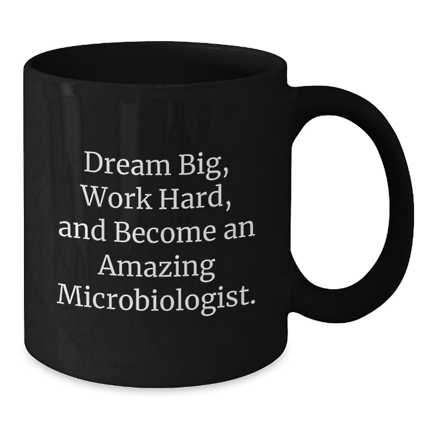 Funny Microbiologist Gifts for Him from Friends at Christmas Unique Ideas Black Coffee Mug - Additional