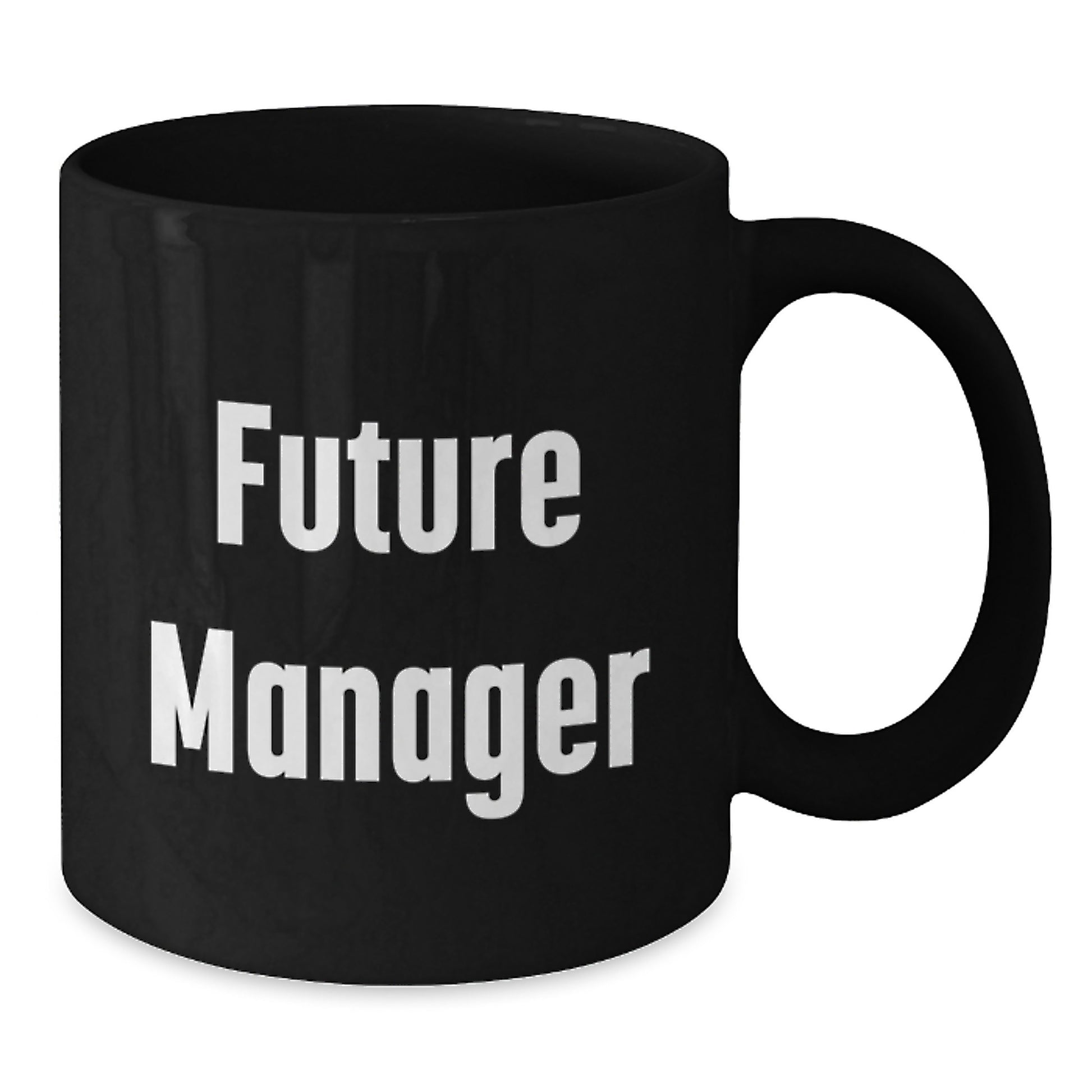 Manager Gifts, Funny Quote, Black Coffee Mug, Graduation Unique Gifts from Friends to Manager - Additional