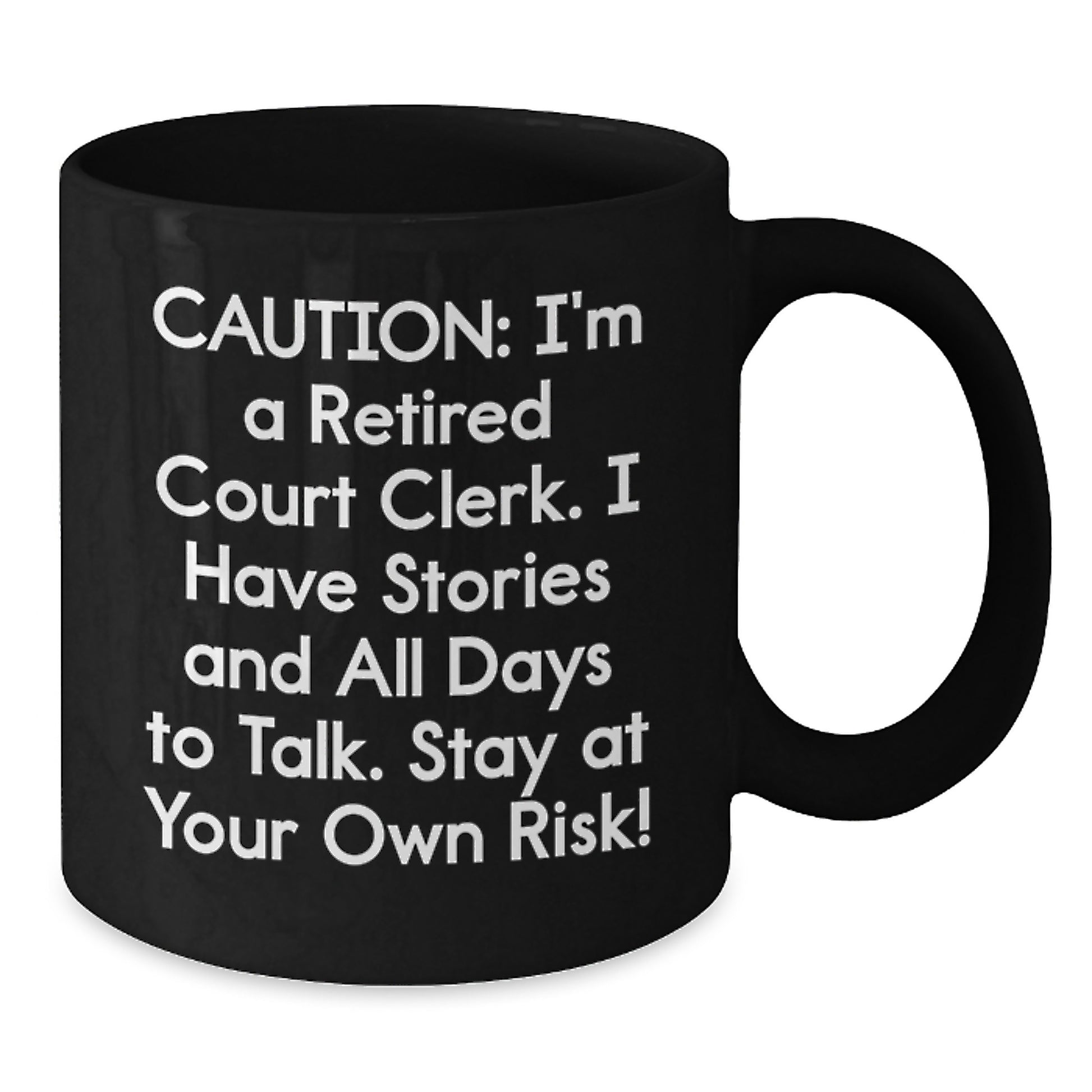 Court Clerk Humor Funny Mug Gifts from Men for Court Clerk Christmas - Additional