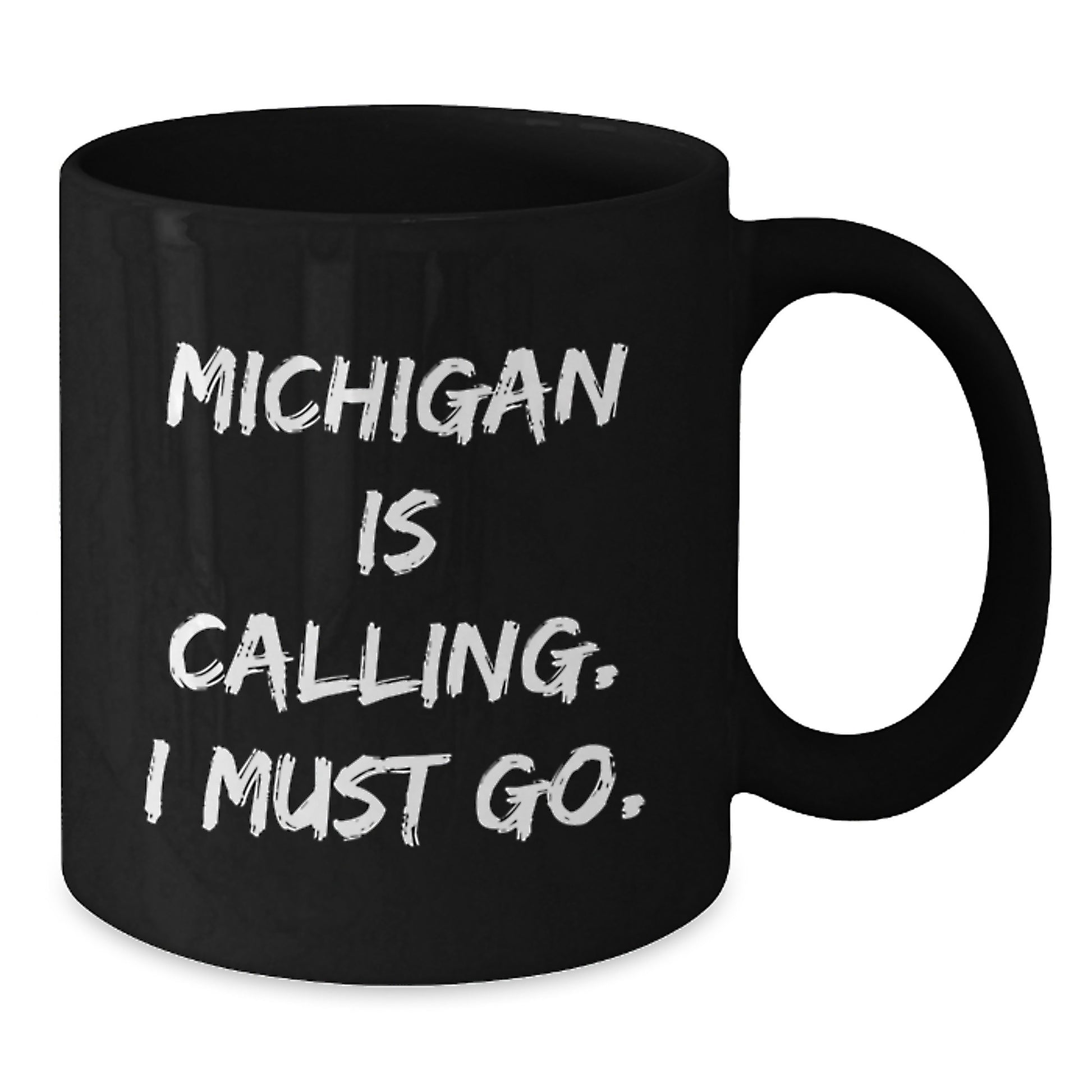 Funny Michigan Black Coffee Mug Gifts from Friends and Family for Christmas - Additional
