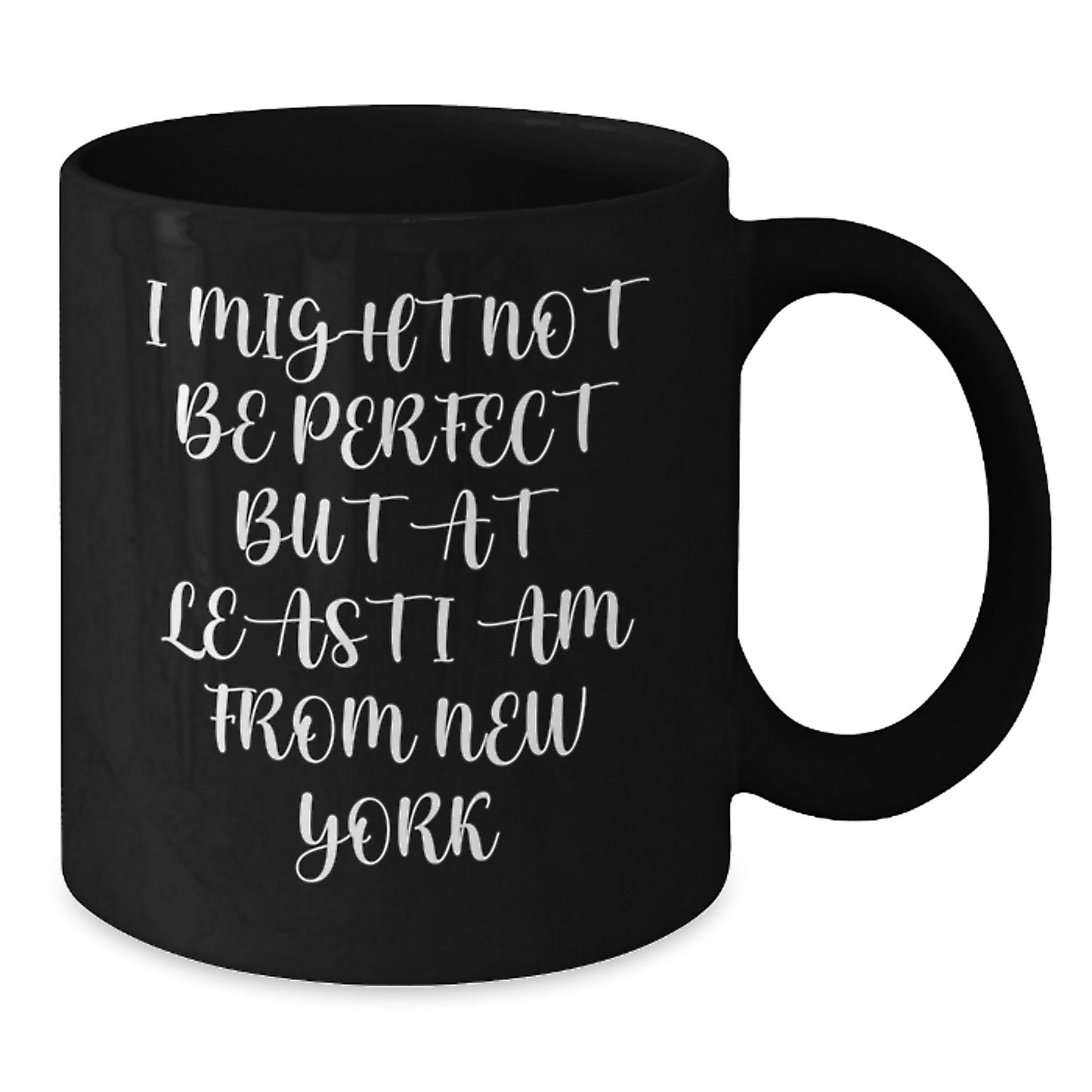 New York Quotes Funny Gifts from Friends to New York Lovers - Black Coffee Mug, Perfect for Graduation - Additional